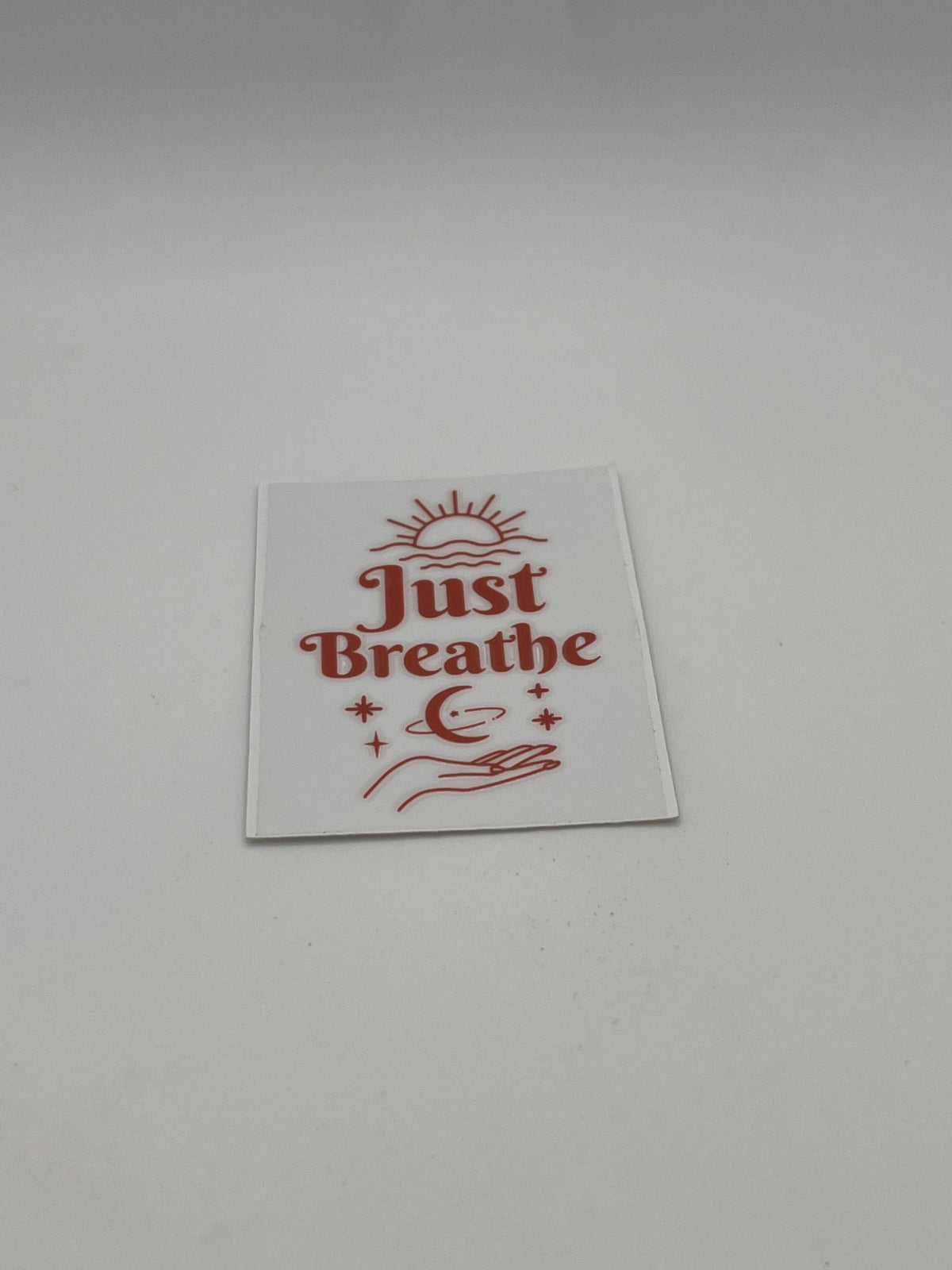Just Breathe (Orange)- For Keychains