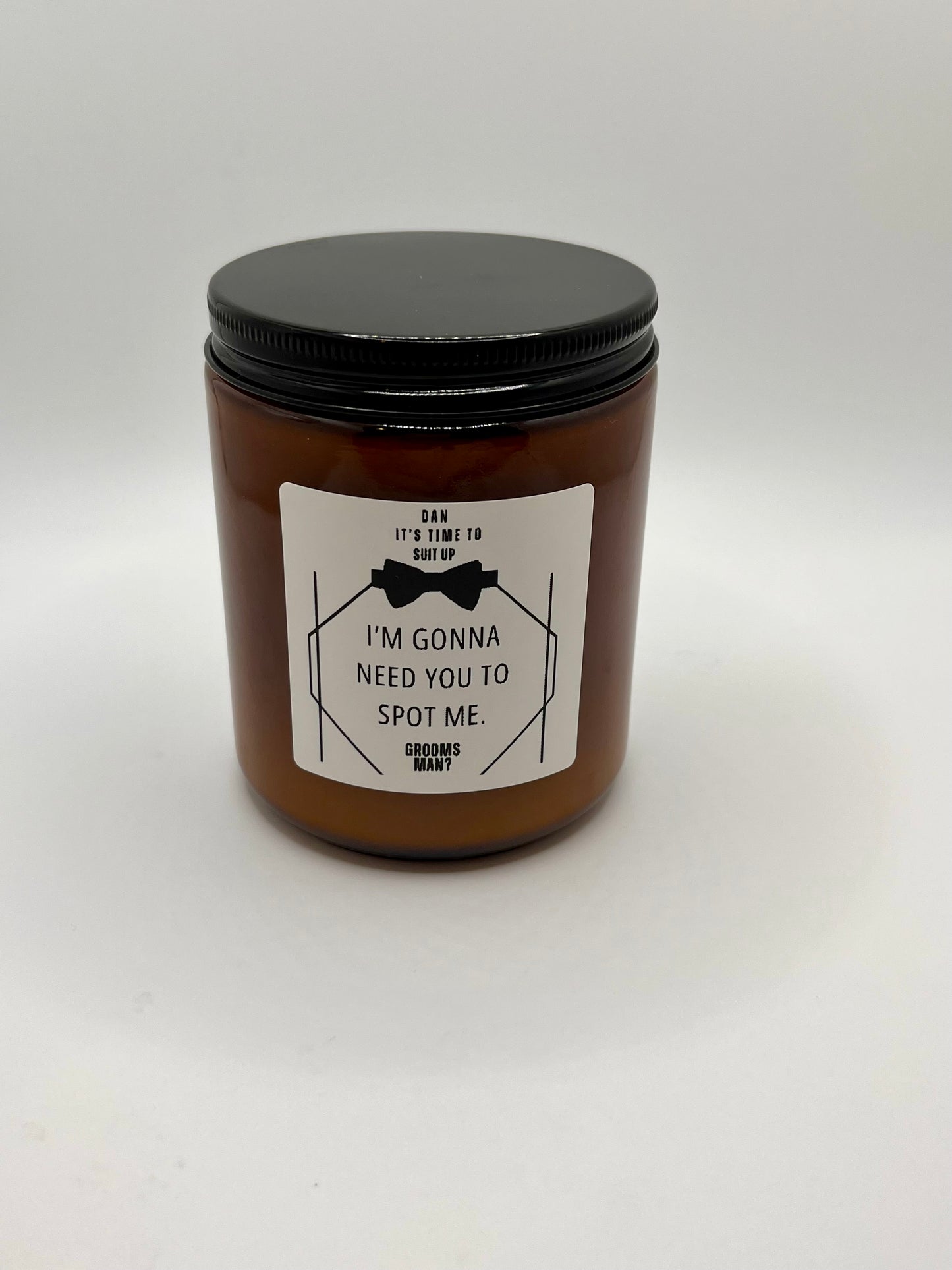 Will You Be My Groomsman Proposal Candle (Made to Order 4-6 weeks processing time) PLEASE READ PRODUCT DESCRIPTION
