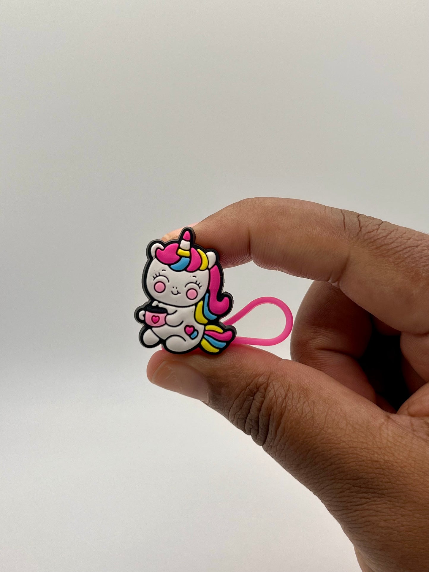 8mm Straw Topper with Glass Straw