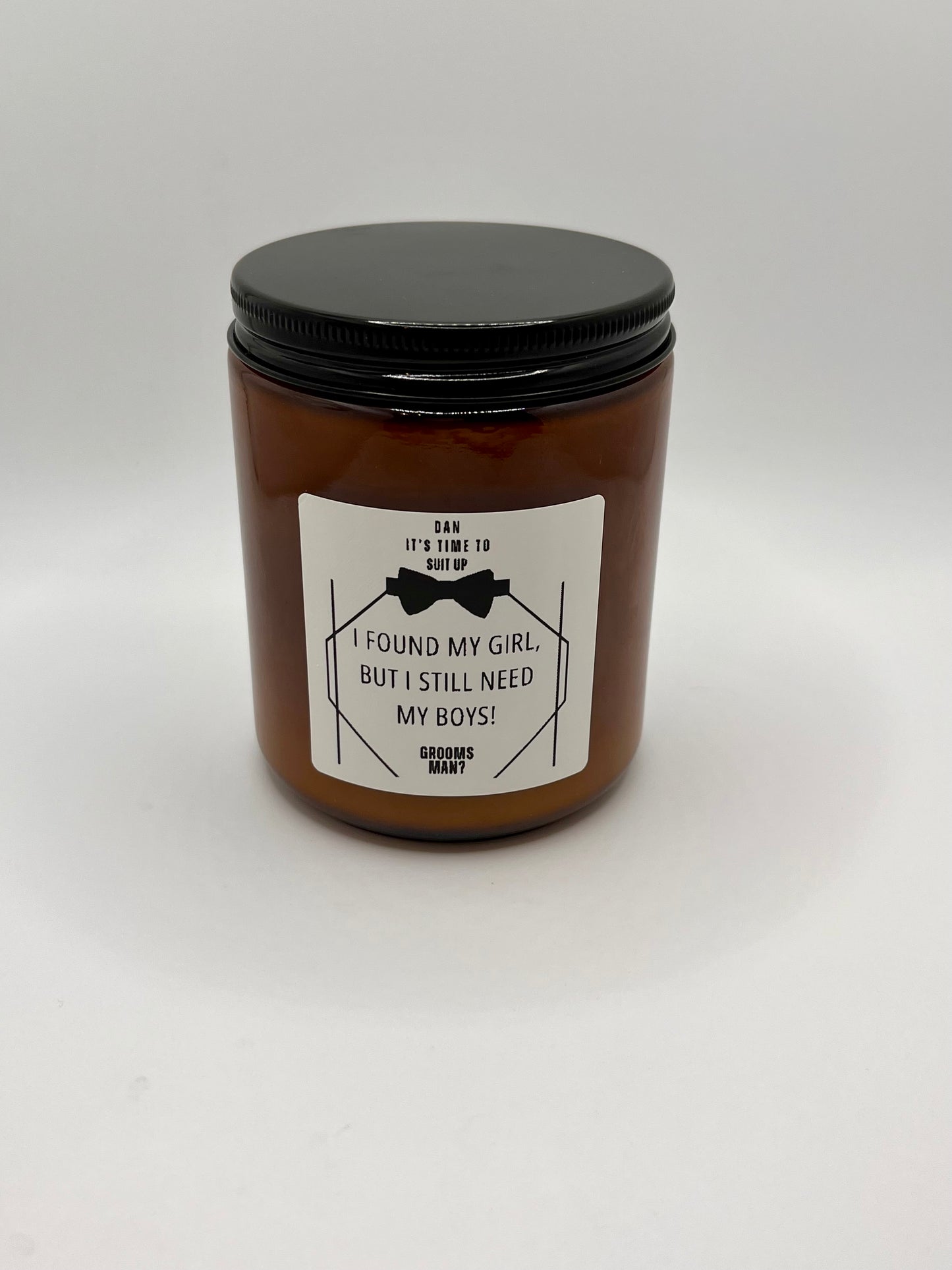 Will You Be My Groomsman Proposal Candle (Made to Order 4-6 weeks processing time) PLEASE READ PRODUCT DESCRIPTION