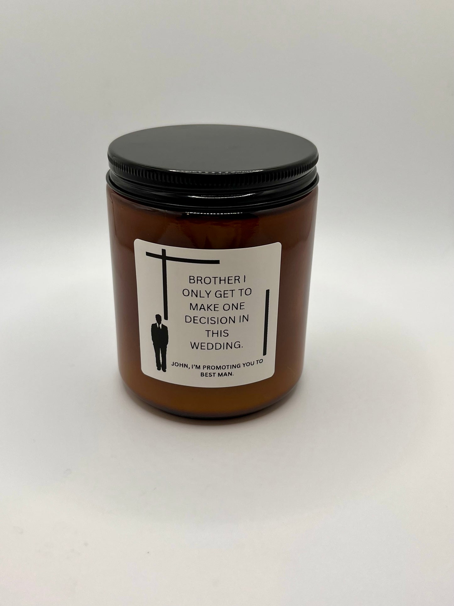 Best Man Proposal Candle ((Made to Order 4-6 weeks processing time) PLEASE READ PRODUCT DESCRIPTION