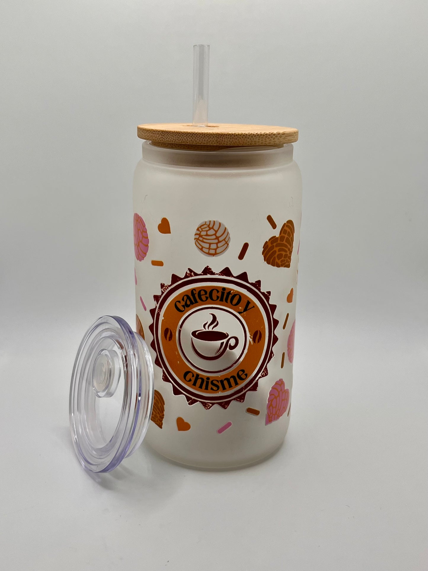 Ready to Ship Custom 16oz Frosted Glass Cup- BOGO 50% SALE