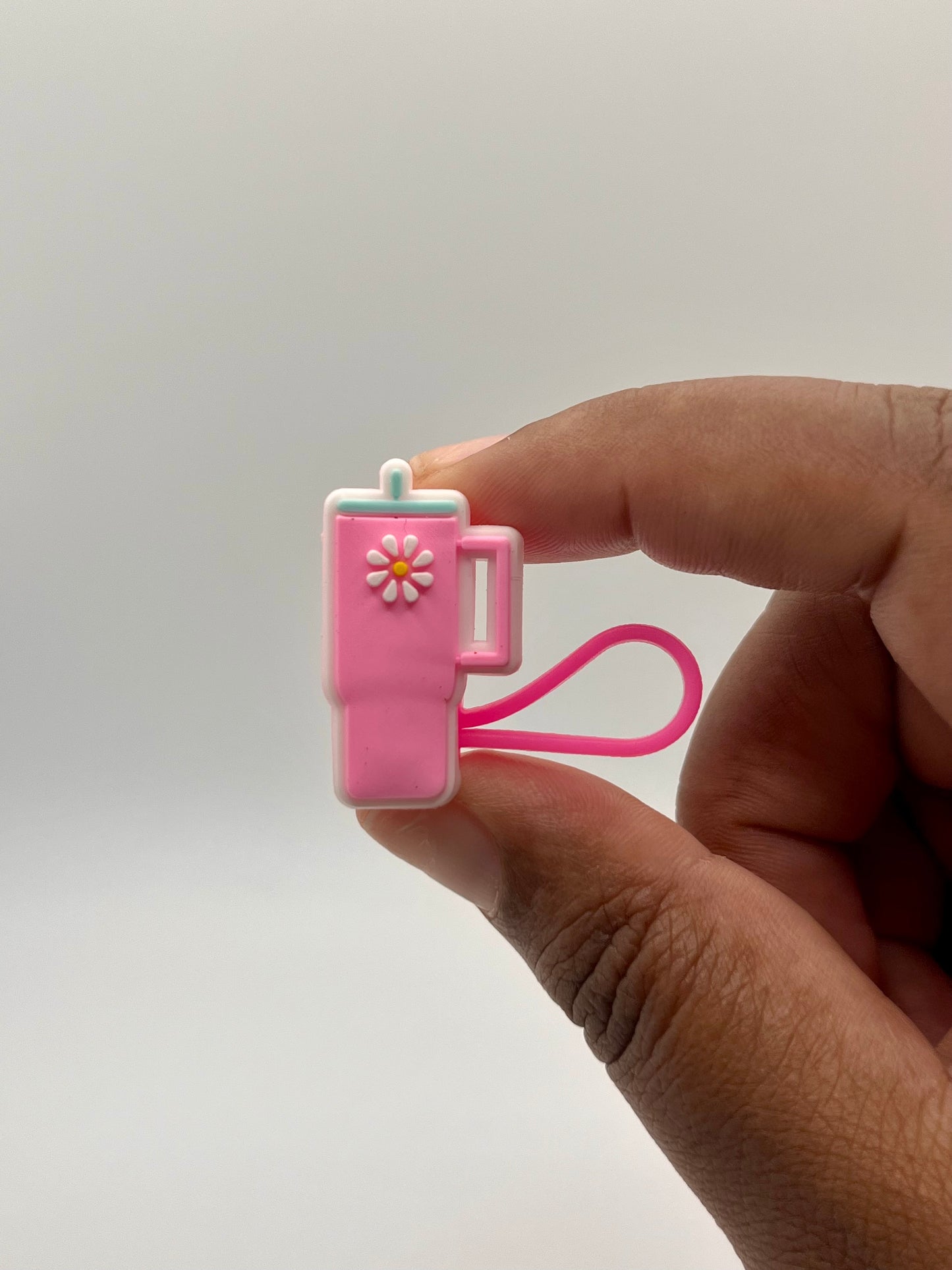 8mm Straw Topper with Glass Straw