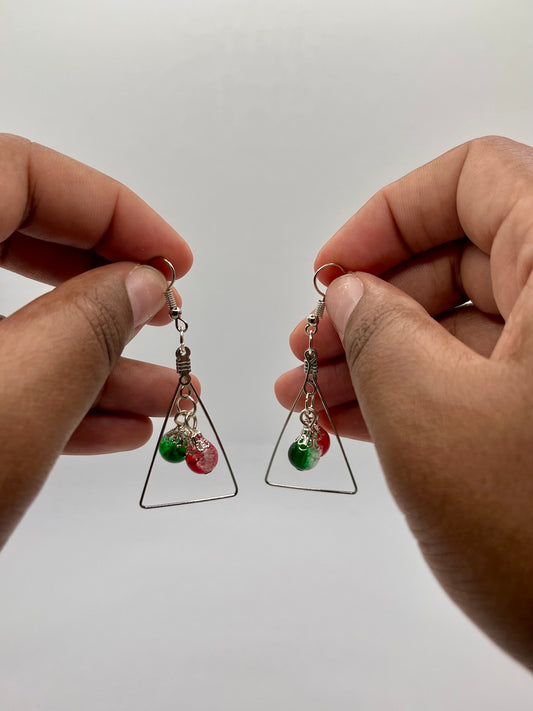 Earrings with Crackle Bead Charms $1-$2 EACH