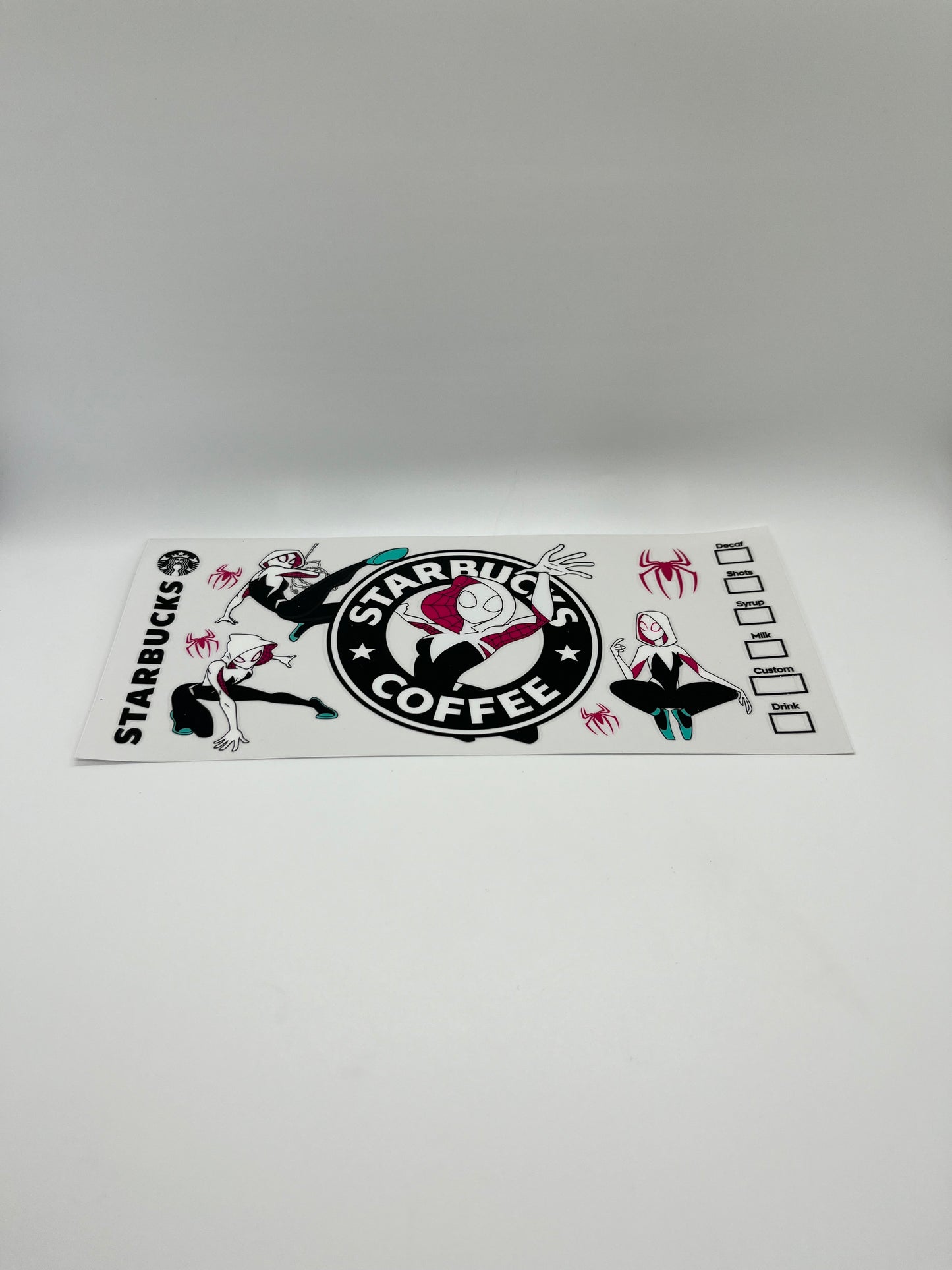 UV DTF WRAPS Catalog 1- Spiderman, Halloween, Black Women, Coffee, Bible, Mama, Beach, Flower, Christmas, Butterfly, Teacher, Bookworm, 420 and Harry Potter- PLEASE READ PRODUCT DESCRIPTION
