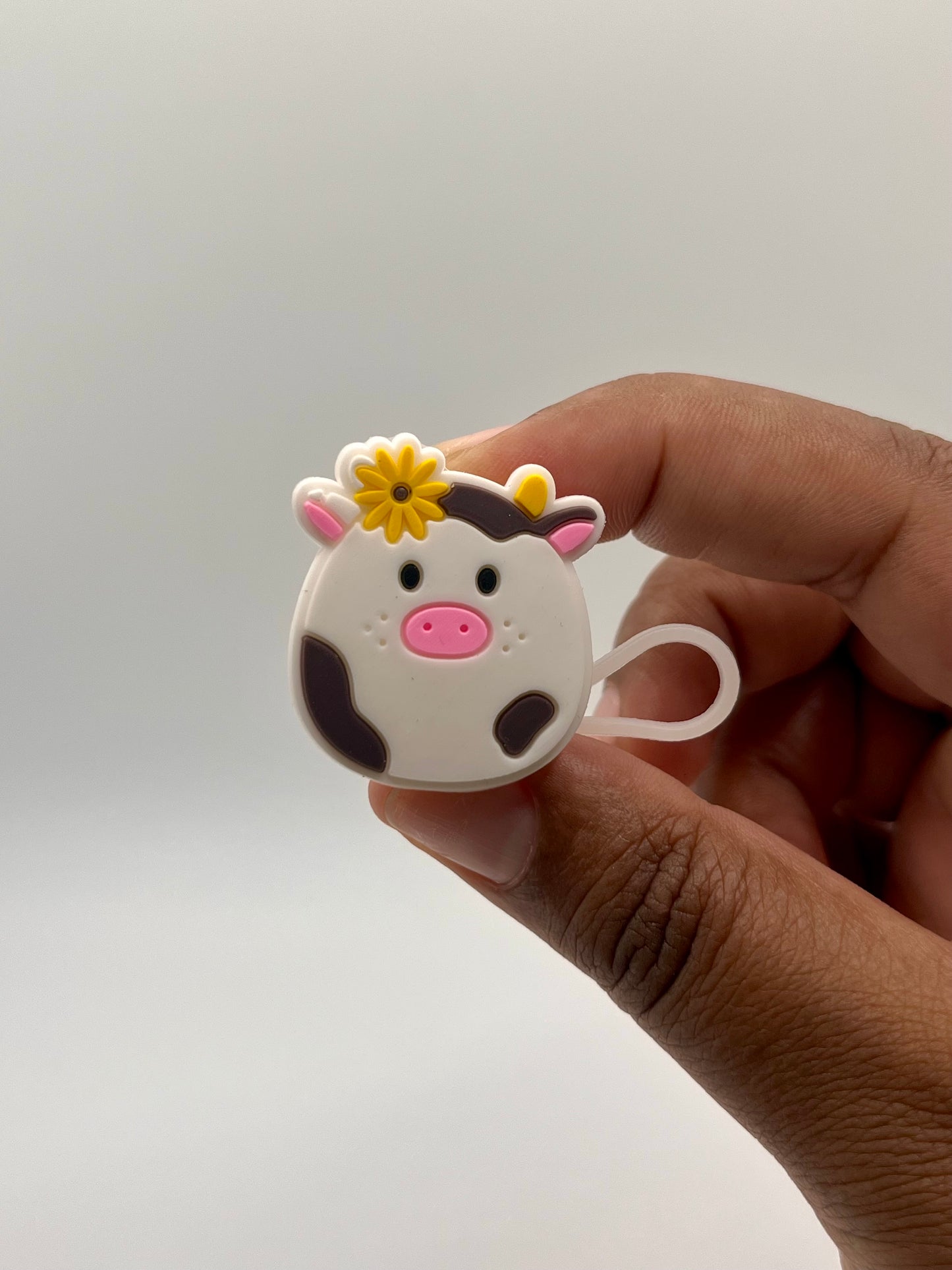 8mm Straw Topper with Glass Straw