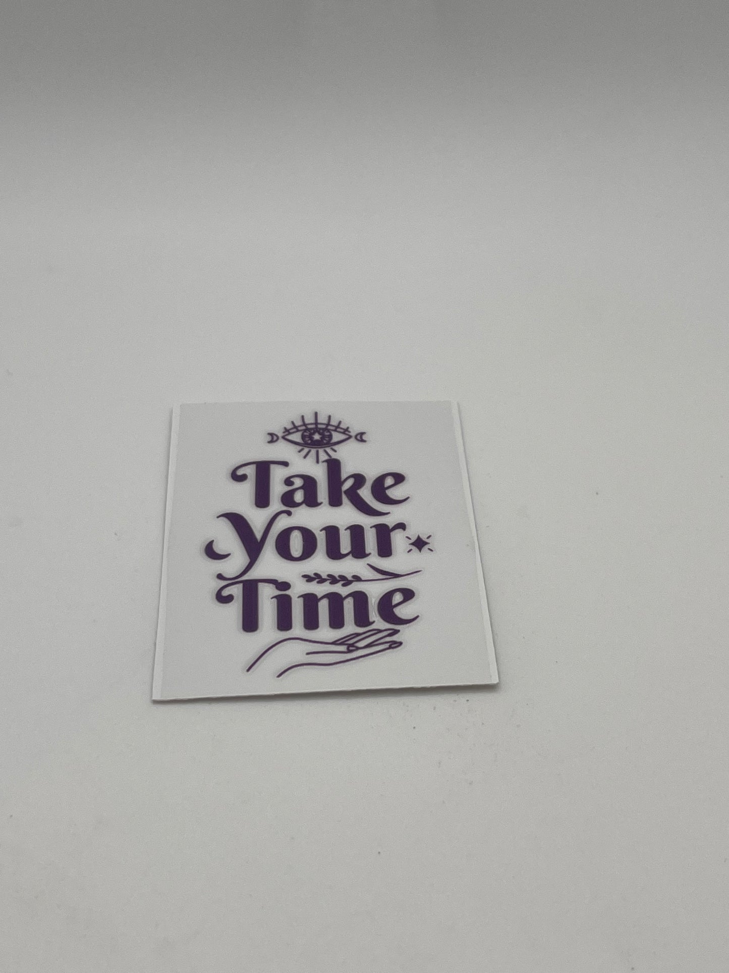 Take Your Time (Purple)- For Keychains