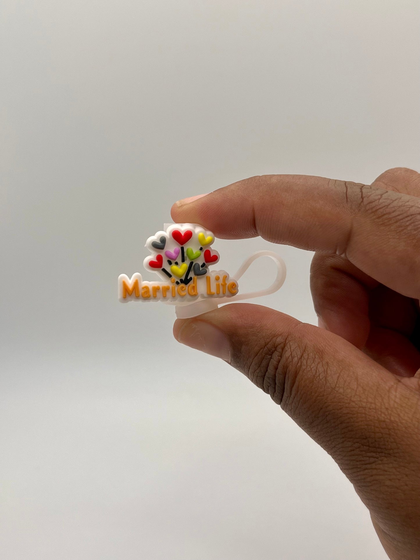 8mm Straw Topper with Glass Straw