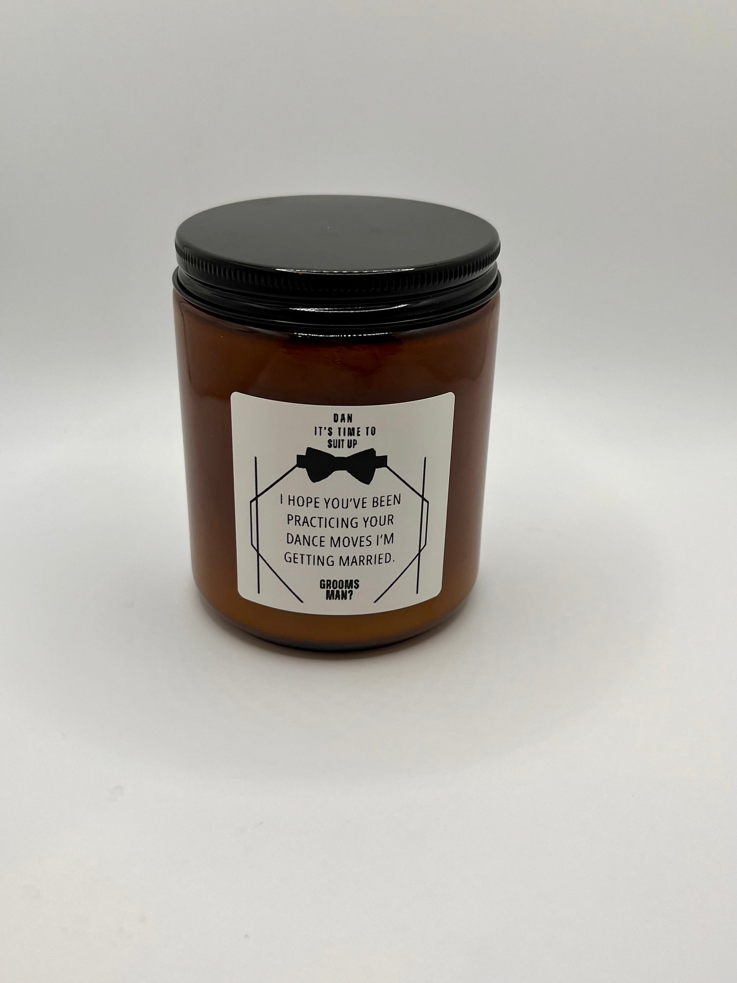 Will You Be My Groomsman Proposal Candle (Made to Order 4-6 weeks processing time) PLEASE READ PRODUCT DESCRIPTION