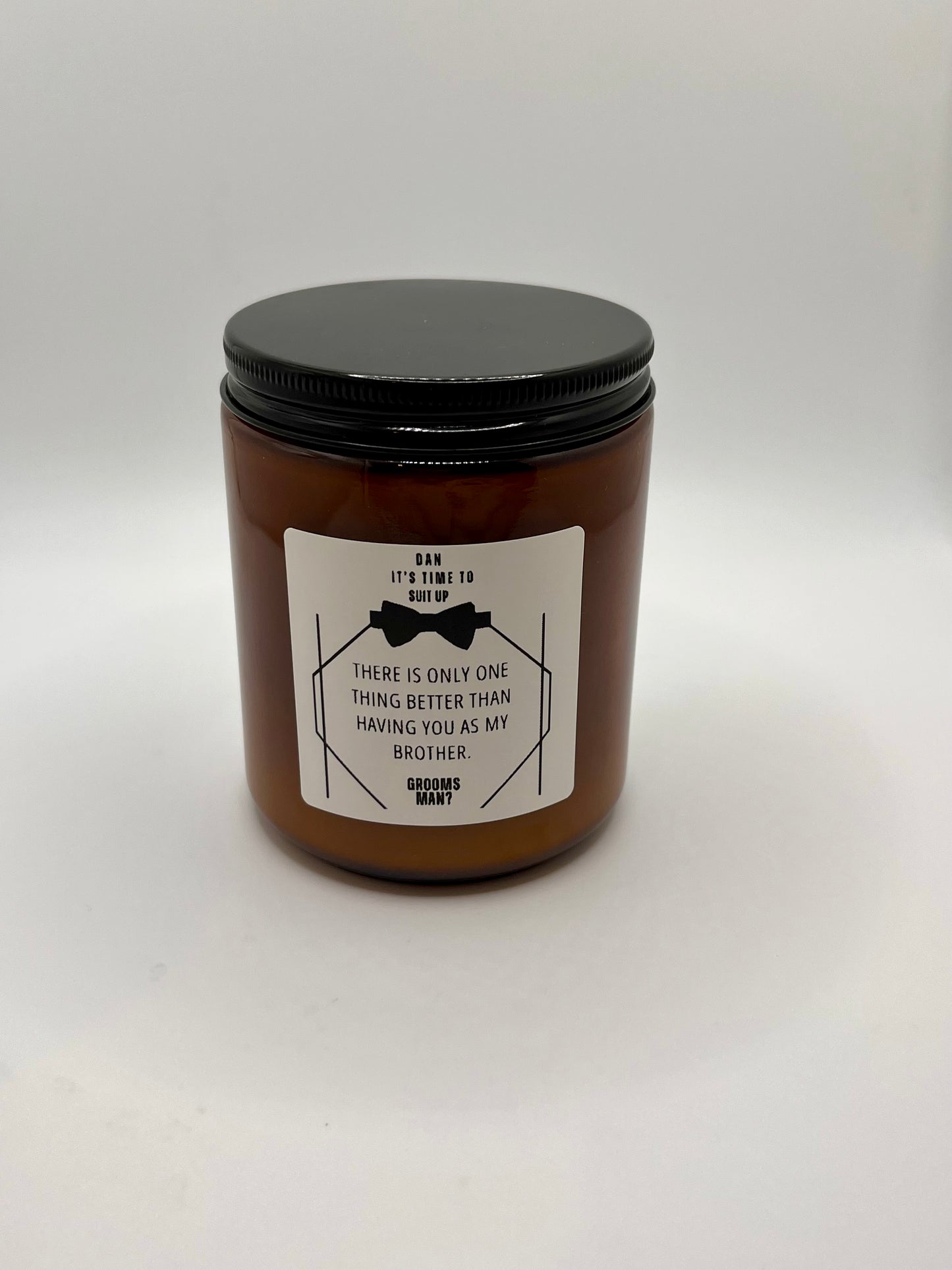 Will You Be My Groomsman Proposal Candle (Made to Order 4-6 weeks processing time) PLEASE READ PRODUCT DESCRIPTION