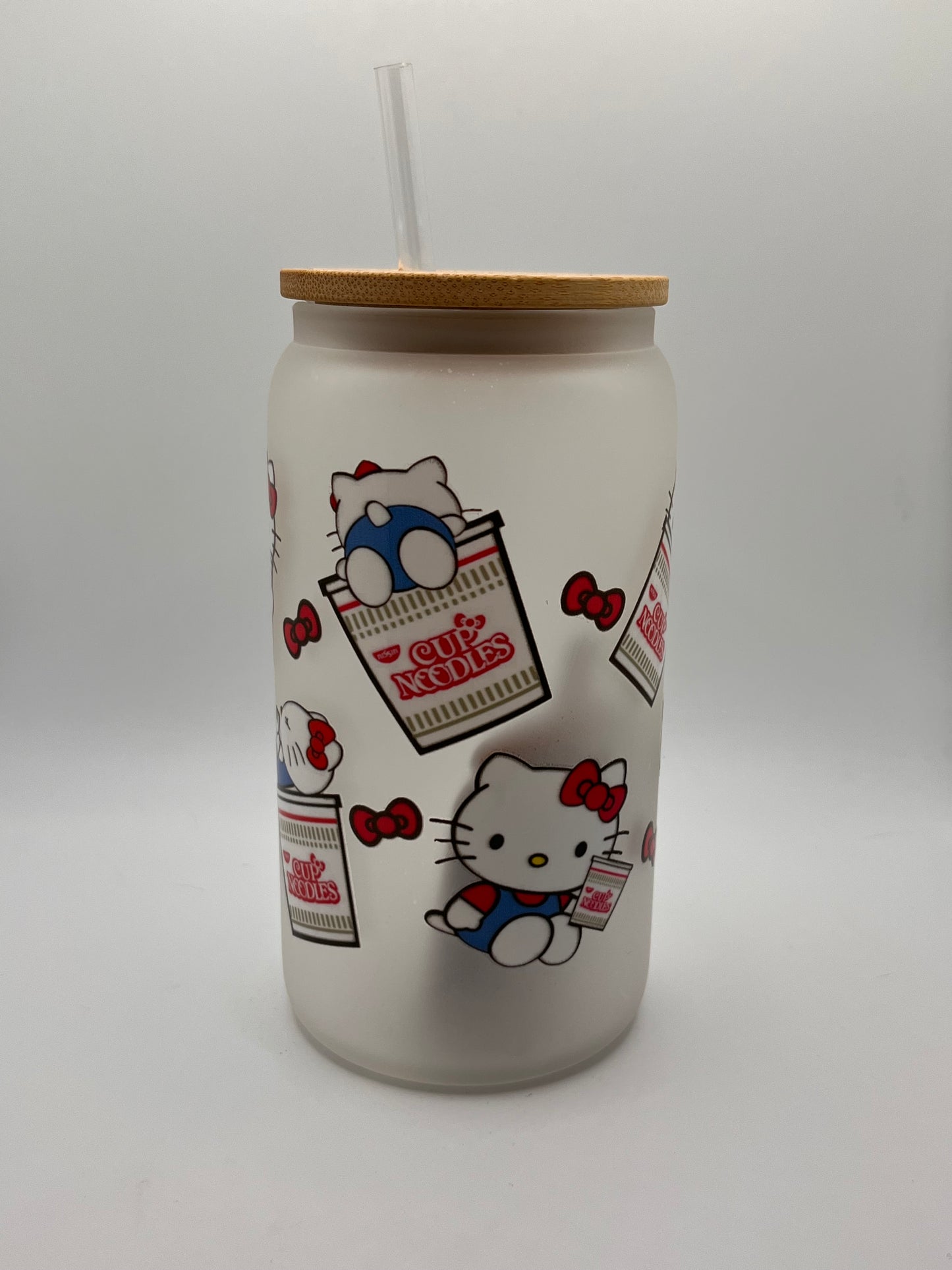 Ready to Ship Custom 16oz Frosted Glass Cup- BOGO 50% SALE