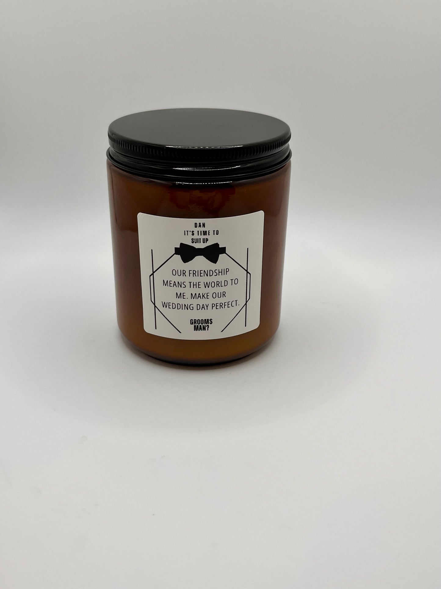 Will You Be My Groomsman Proposal Candle (Made to Order 4-6 weeks processing time) PLEASE READ PRODUCT DESCRIPTION