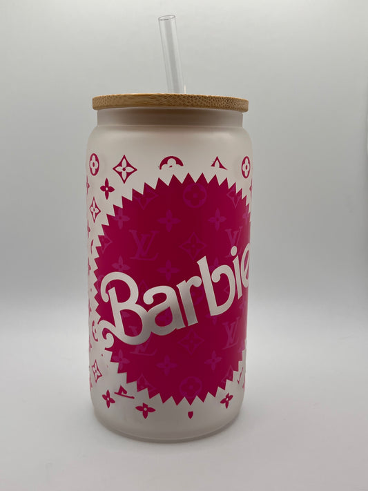 Ready to Ship Custom 16oz Frosted Glass Cup SALE