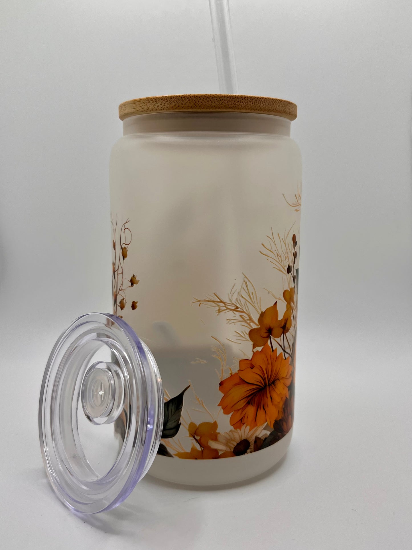 Oopsie Cups! 16 Ounce Frosted Glass- Ready to Ship 35% OFF SALE