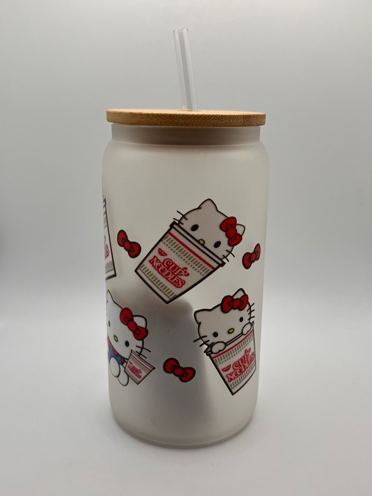 Ready to Ship Custom 16oz Frosted Glass Cup- BOGO 50% SALE