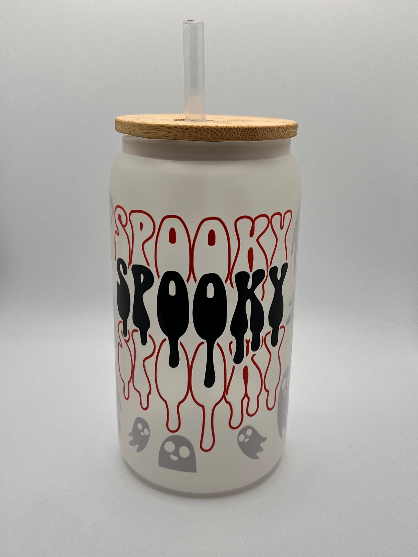 Ready to Ship Custom 16oz Frosted Glass Cup- BOGO 50% SALE