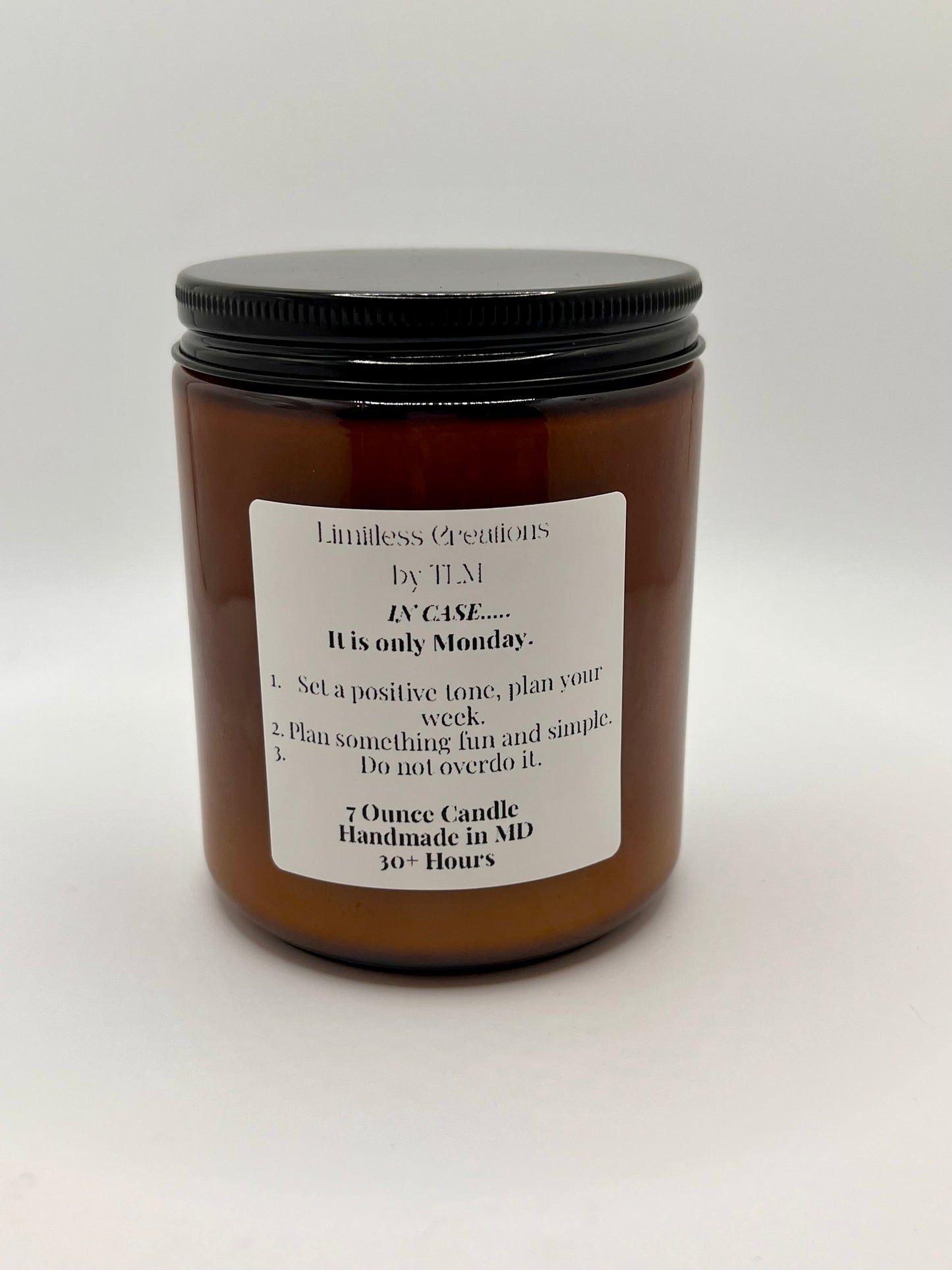"IN CASE" 7oz Candles (Made to Order) PLEASE READ PRODUCT DESCRIPTION