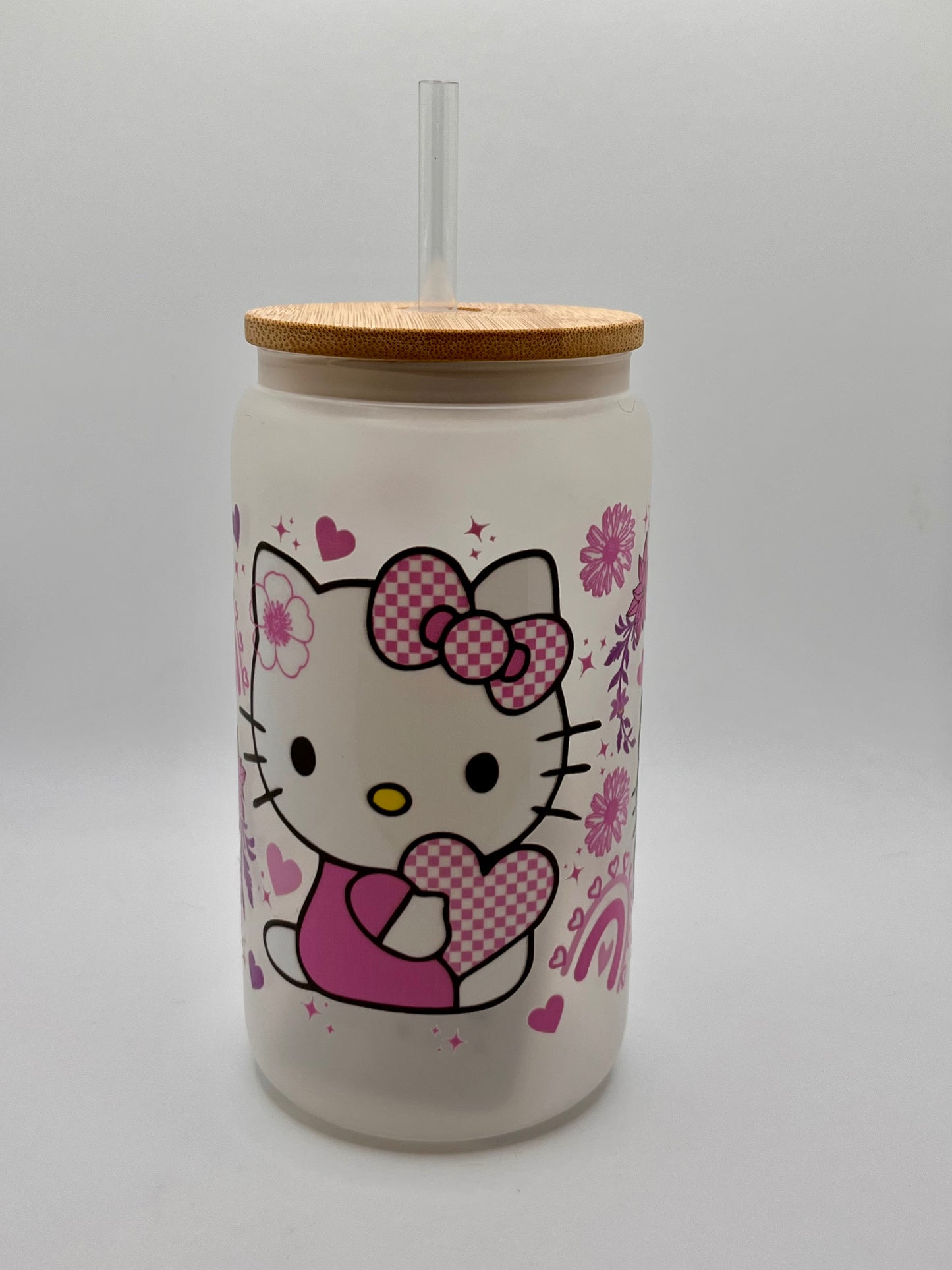 Ready to Ship Custom 16oz Frosted Glass Cup- BOGO 50% SALE