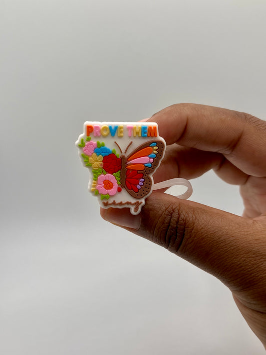 8mm Straw Topper with Glass Straw