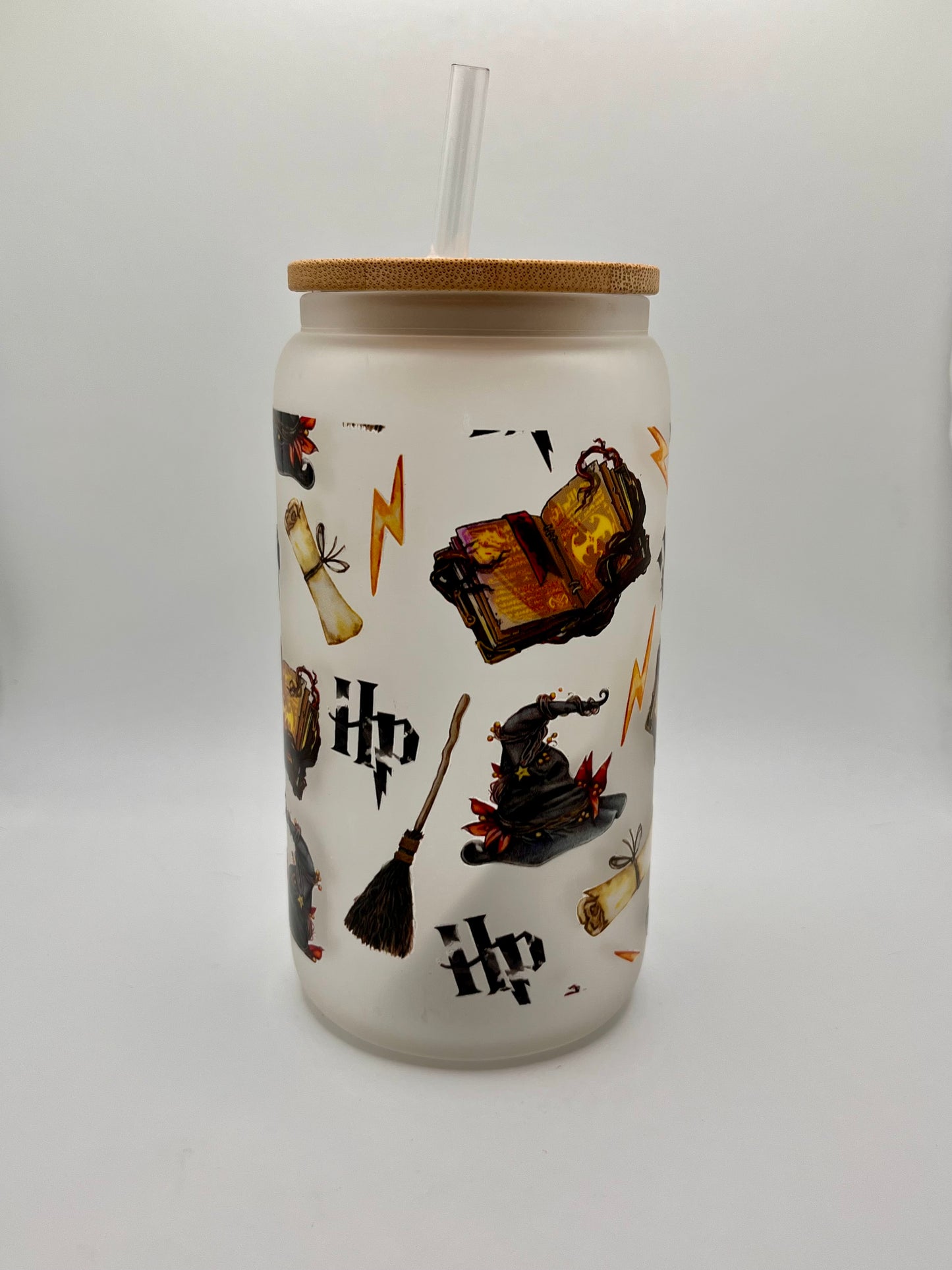 Ready to Ship Custom 16oz Frosted Glass Cup- BOGO 50% SALE