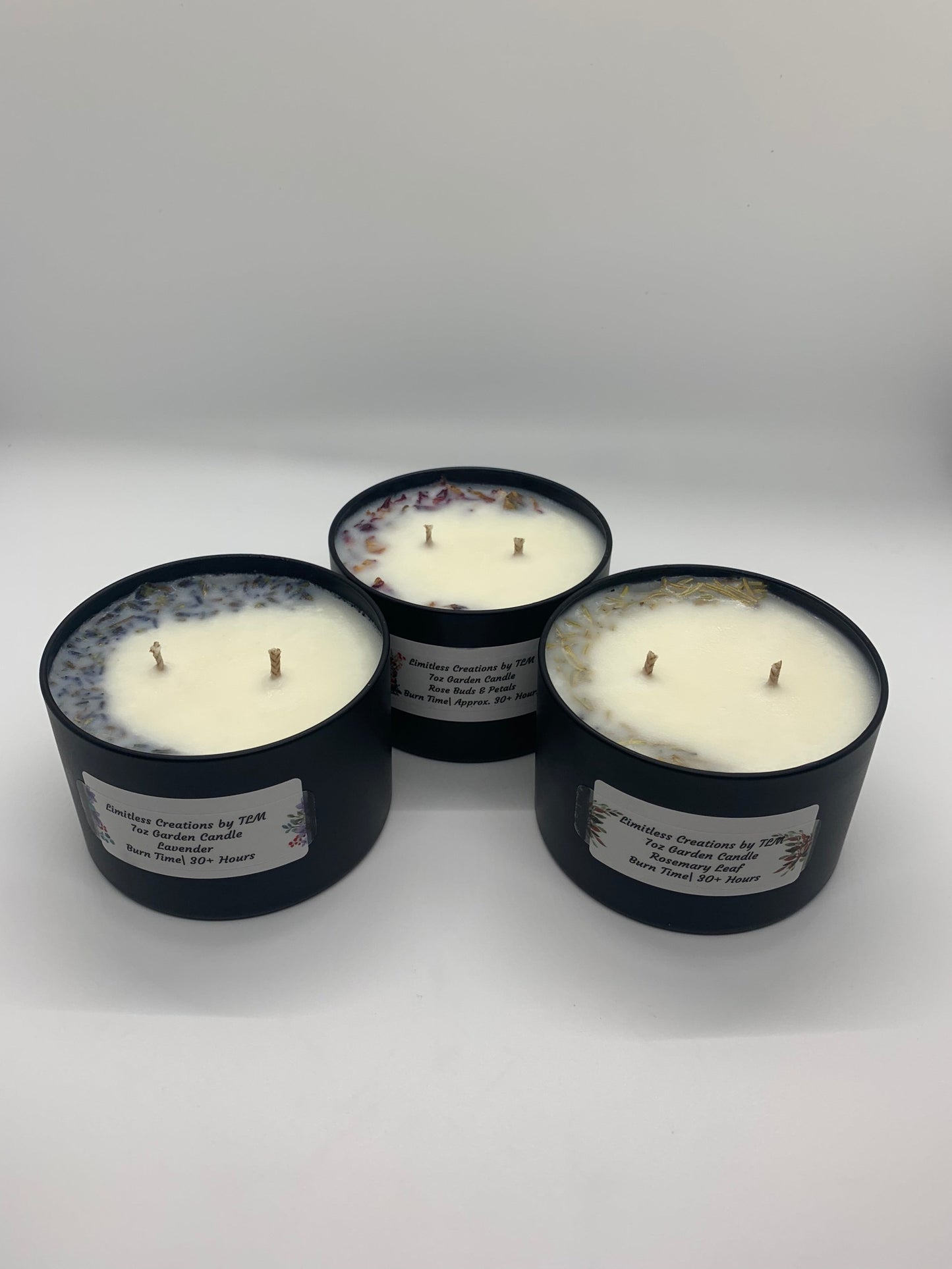 7oz Unscented Garden Candles Events (Made to Order)