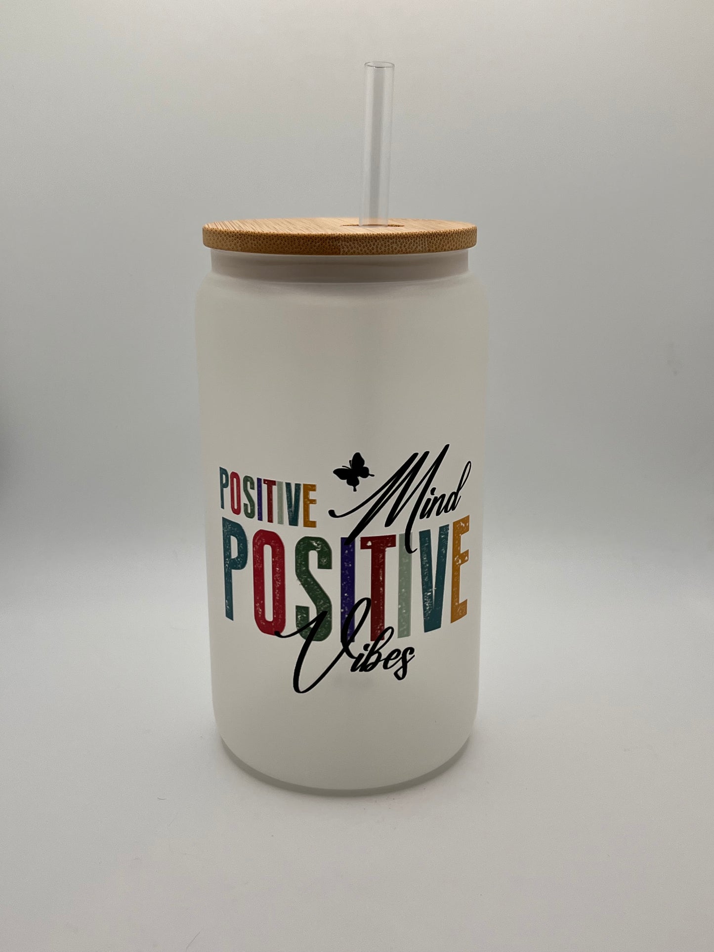 Ready to Ship Custom 16oz Frosted Glass Cup- BOGO 50% SALE