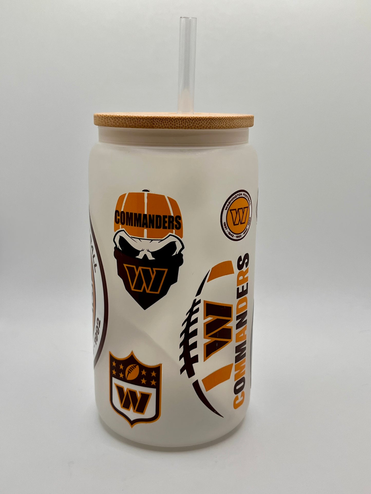 Ready to Ship Custom 16oz Frosted Glass Cup- BOGO 50% SALE