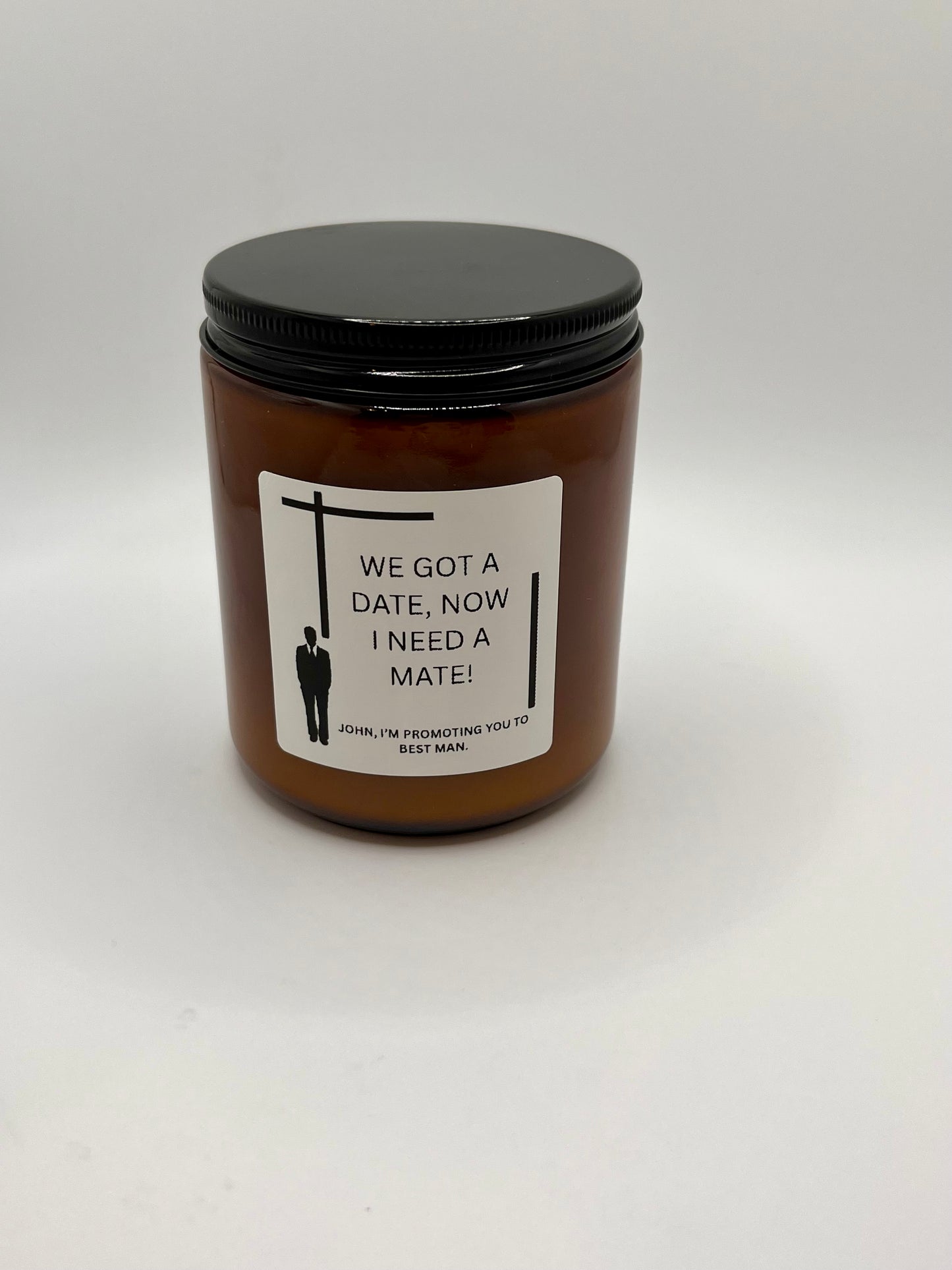 Best Man Proposal Candle ((Made to Order 4-6 weeks processing time) PLEASE READ PRODUCT DESCRIPTION