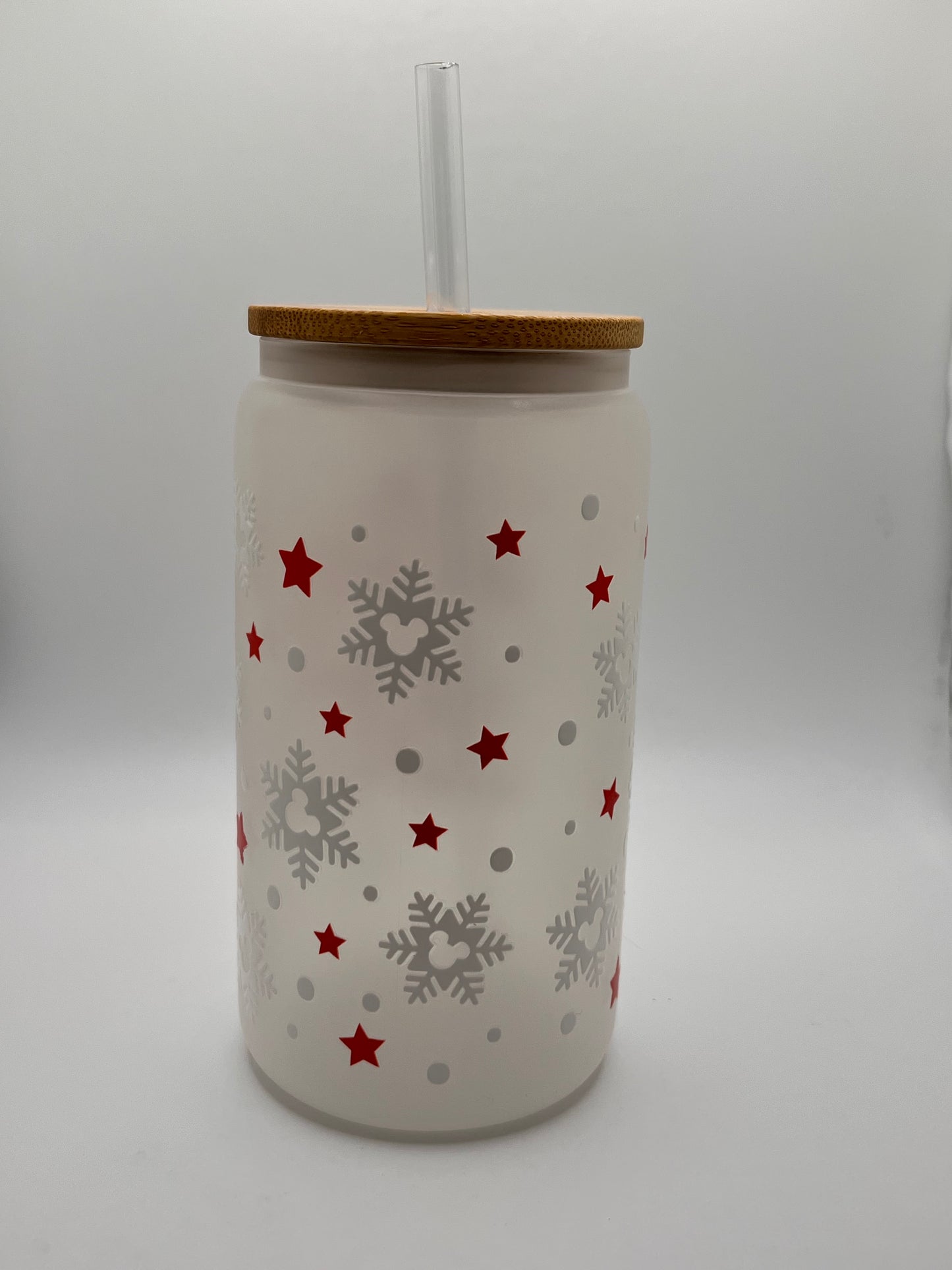 Ready to Ship Custom 16oz Frosted Glass Cup- BOGO 50% SALE