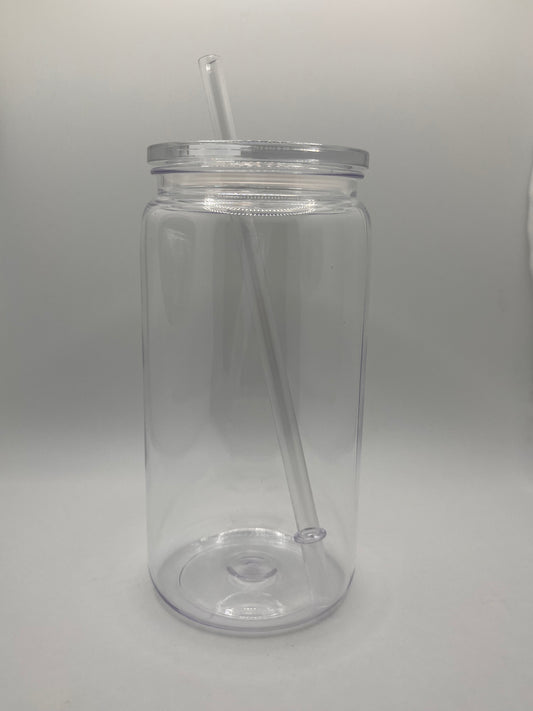 16 Ounce Acrylic Cup & 15 Ounce Ceramic Mug (BLANKS, ADD UV DTF TRANSFER SEPARATELY!)