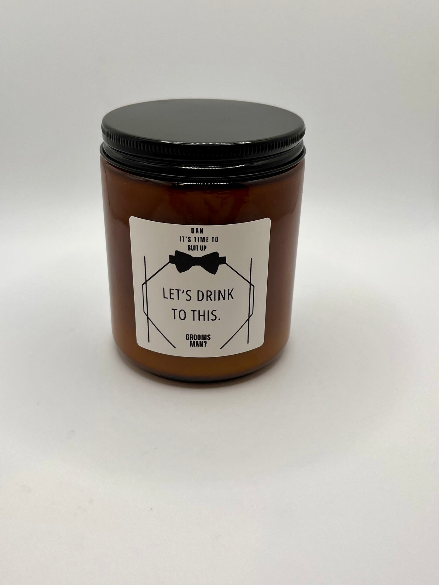 Will You Be My Groomsman Proposal Candle (Made to Order 4-6 weeks processing time) PLEASE READ PRODUCT DESCRIPTION