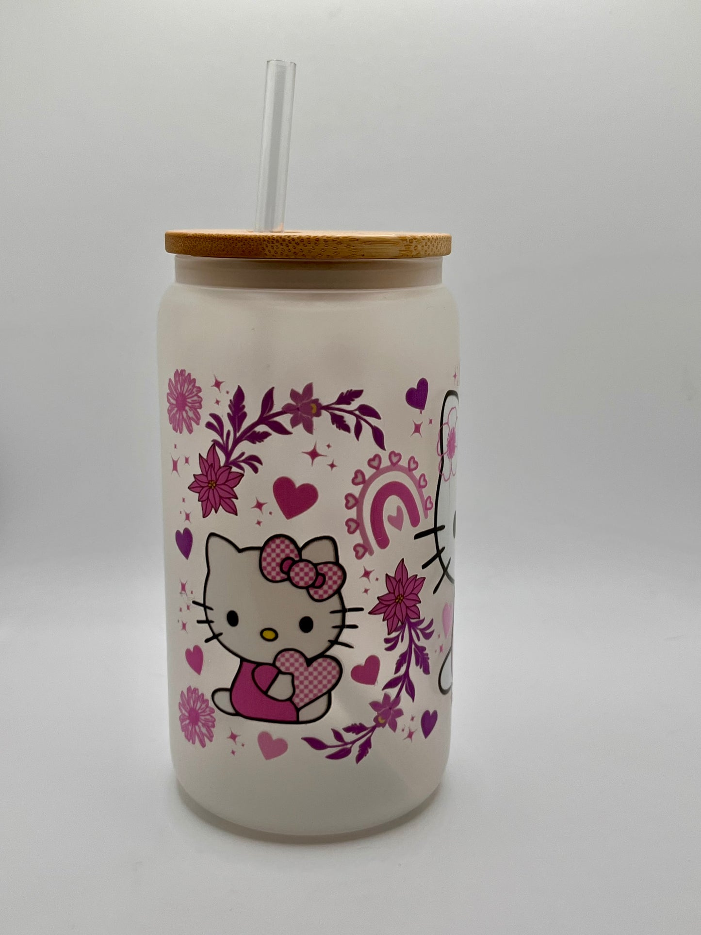 Ready to Ship Custom 16oz Frosted Glass Cup- BOGO 50% SALE