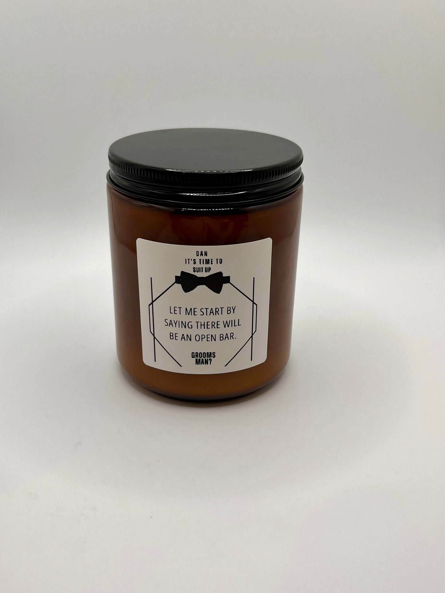 Will You Be My Groomsman Proposal Candle (Made to Order 4-6 weeks processing time) PLEASE READ PRODUCT DESCRIPTION