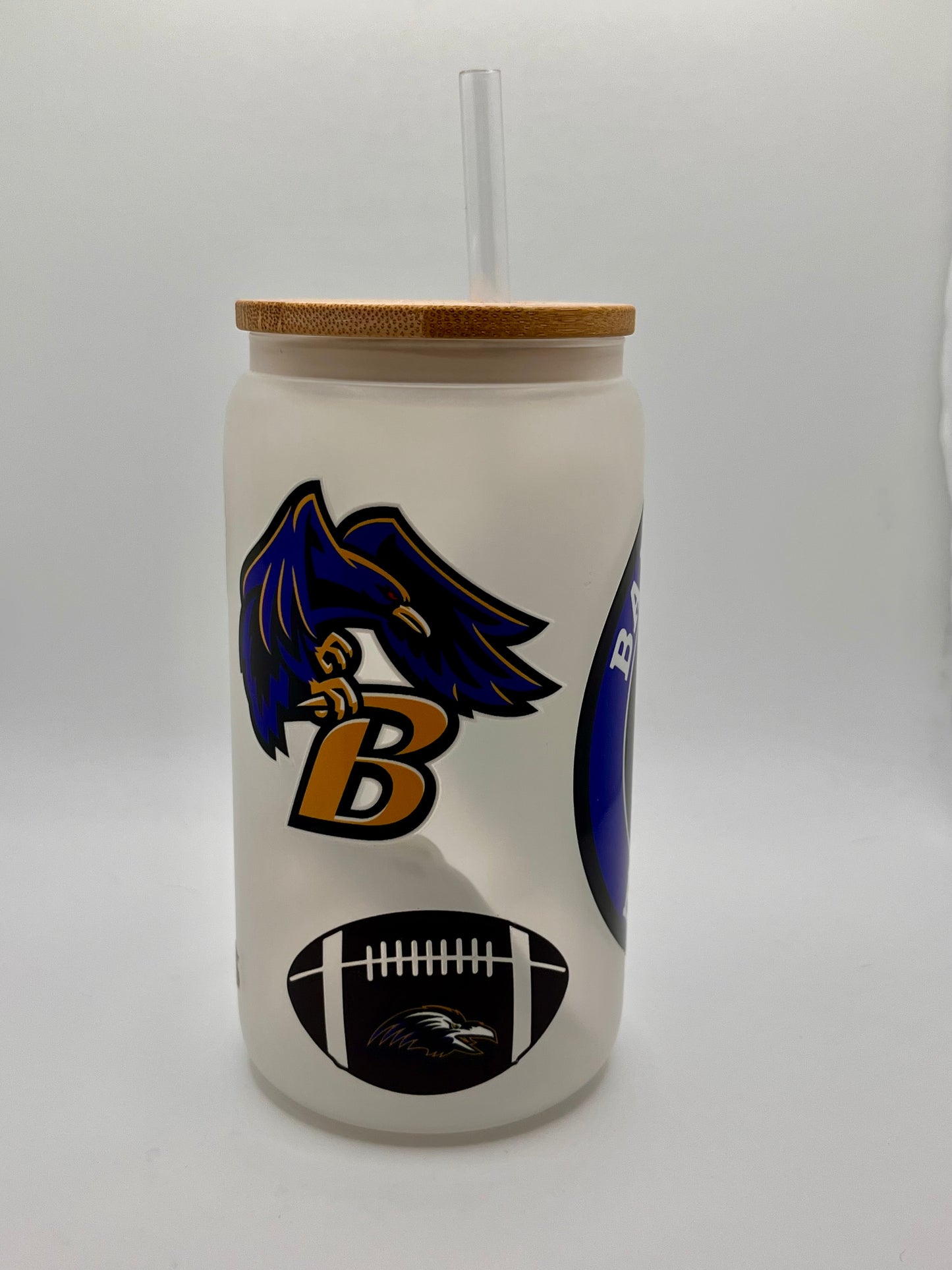 Ready to Ship Custom 16oz Frosted Glass Cup- BOGO 50% SALE