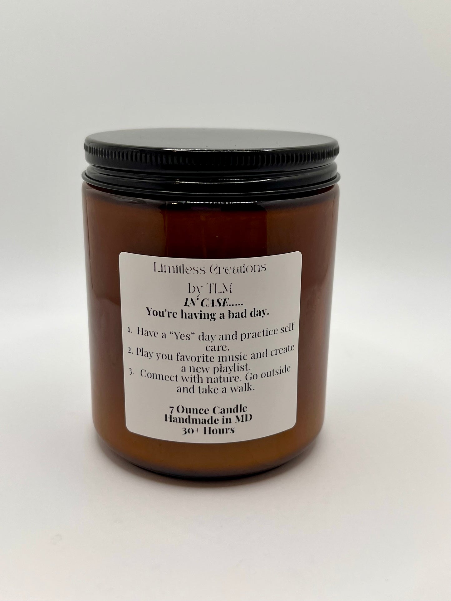 "IN CASE" 7oz Candles (Made to Order) PLEASE READ PRODUCT DESCRIPTION