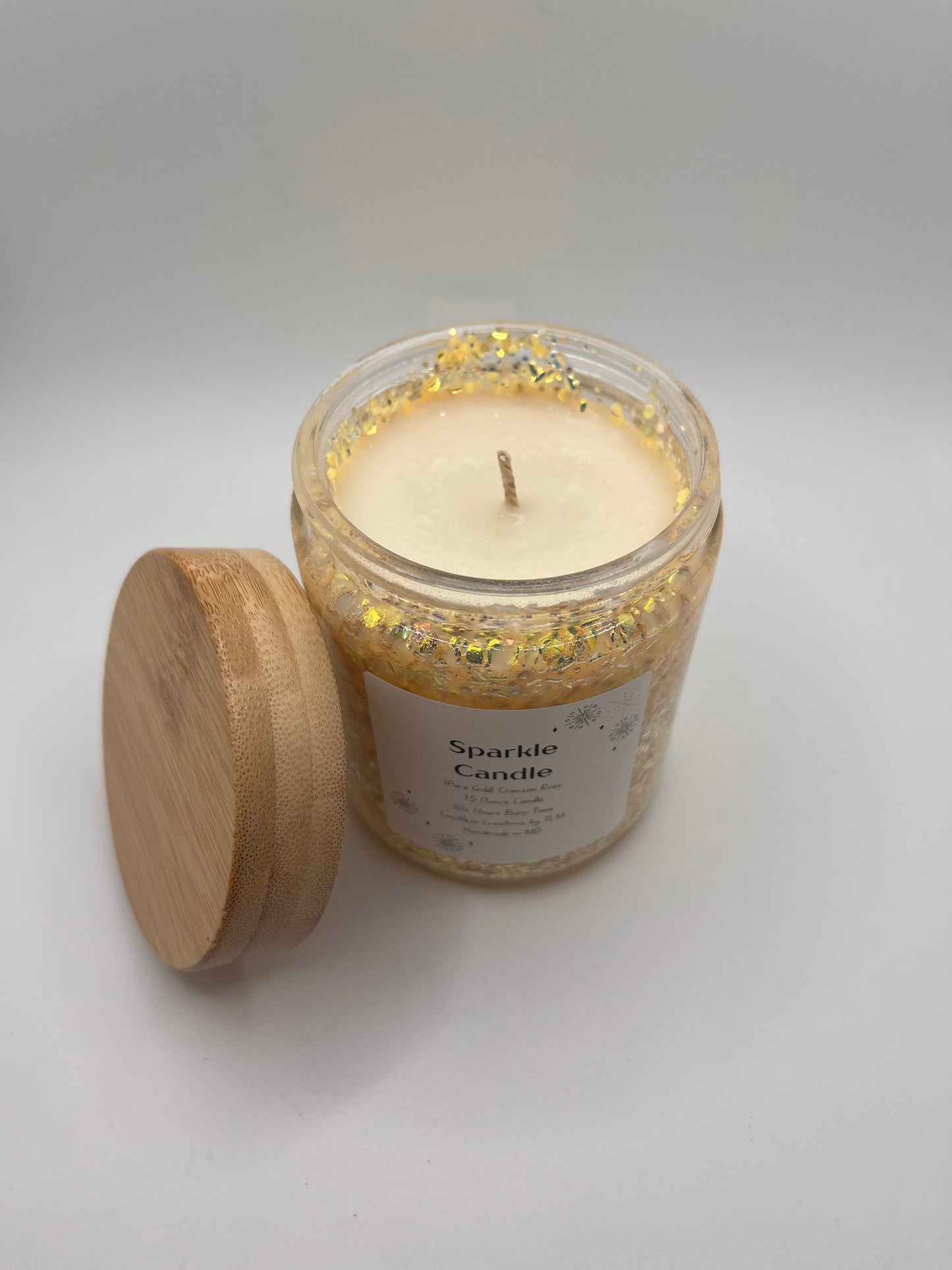 Sparkle Candle (Made to Order) PLEASE READ PRODUCT DESCRIPTION
