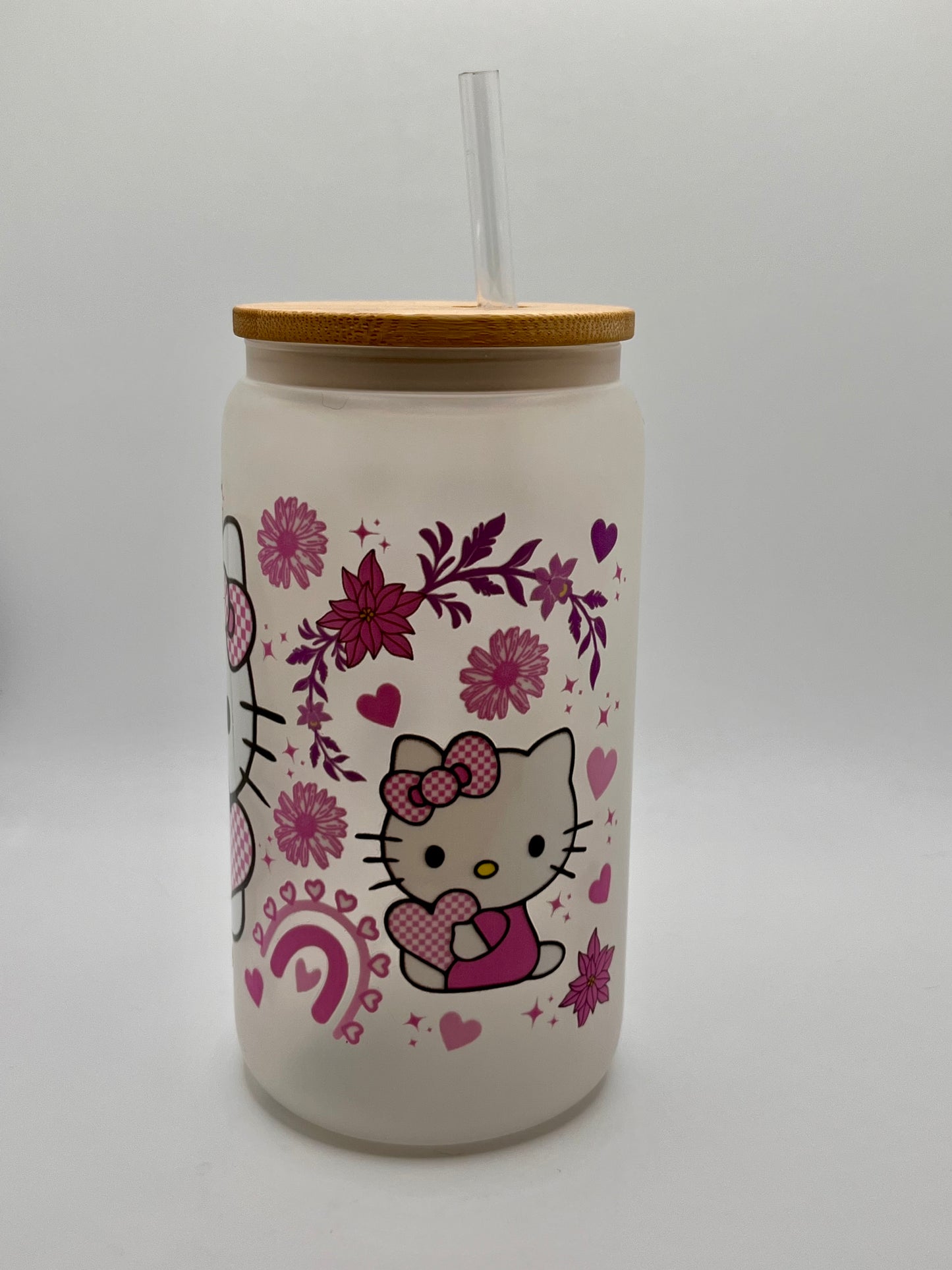Ready to Ship Custom 16oz Frosted Glass Cup- BOGO 50% SALE