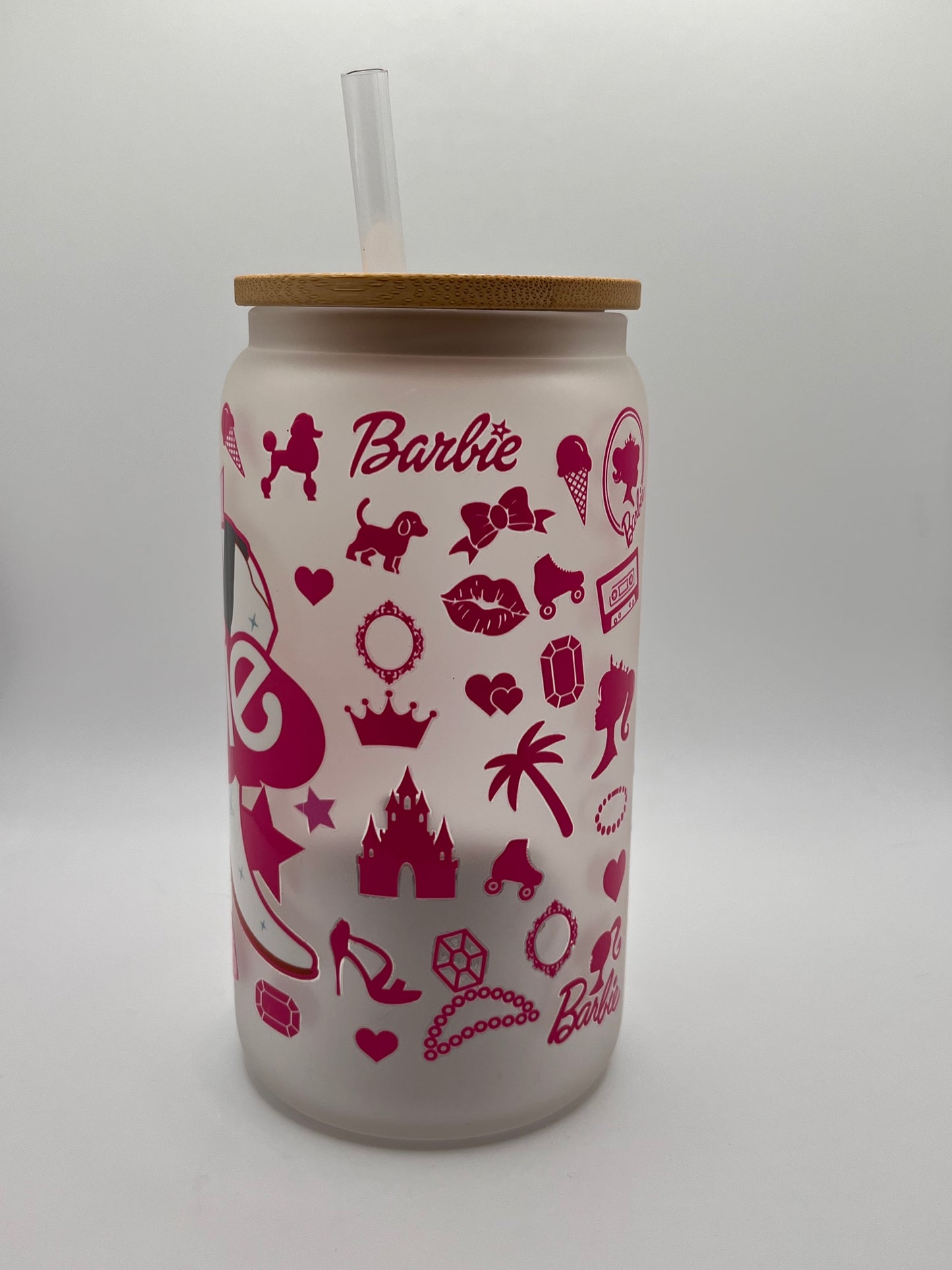 Ready to Ship Custom 16oz Frosted Glass Cup- BOGO 50% SALE