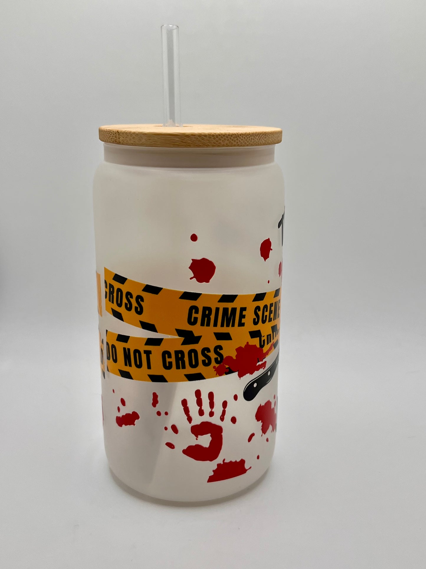 Ready to Ship Custom 16oz Frosted Glass Cup- BOGO 50% SALE