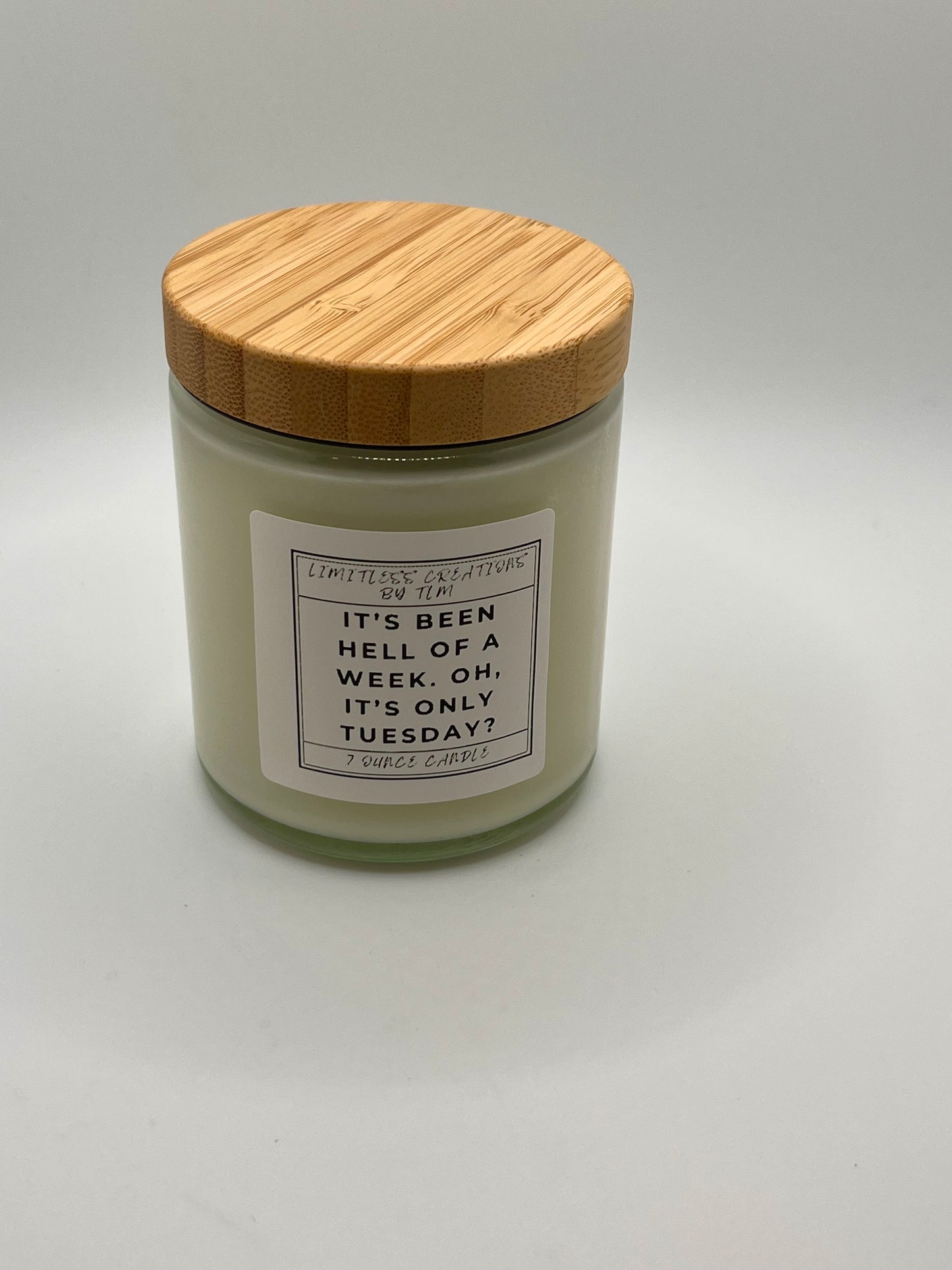 7oz Wickless Candles with Sayings (Made to Order) PLEASE READ DESCRIPTION