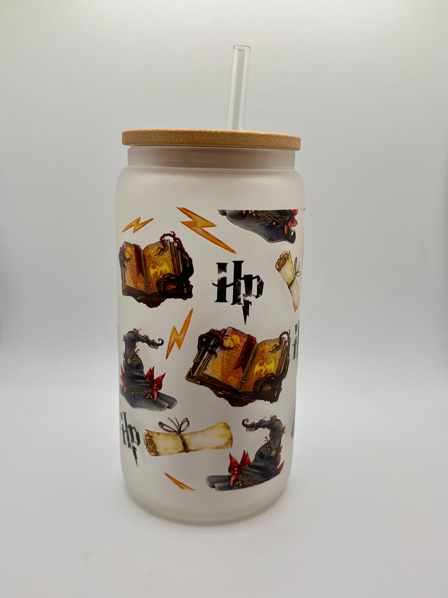 Ready to Ship Custom 16oz Frosted Glass Cup- BOGO 50% SALE