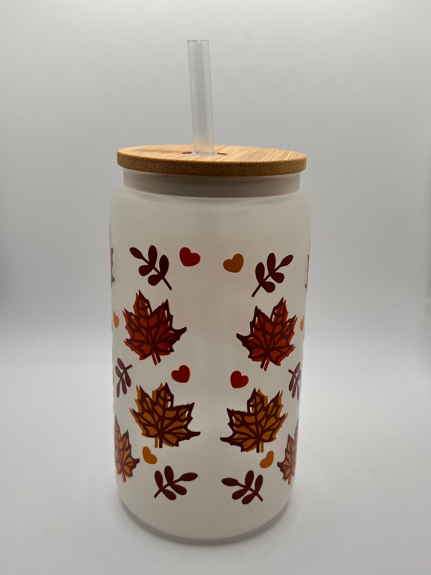 Ready to Ship Custom 16oz Frosted Glass Cup- BOGO 50% SALE