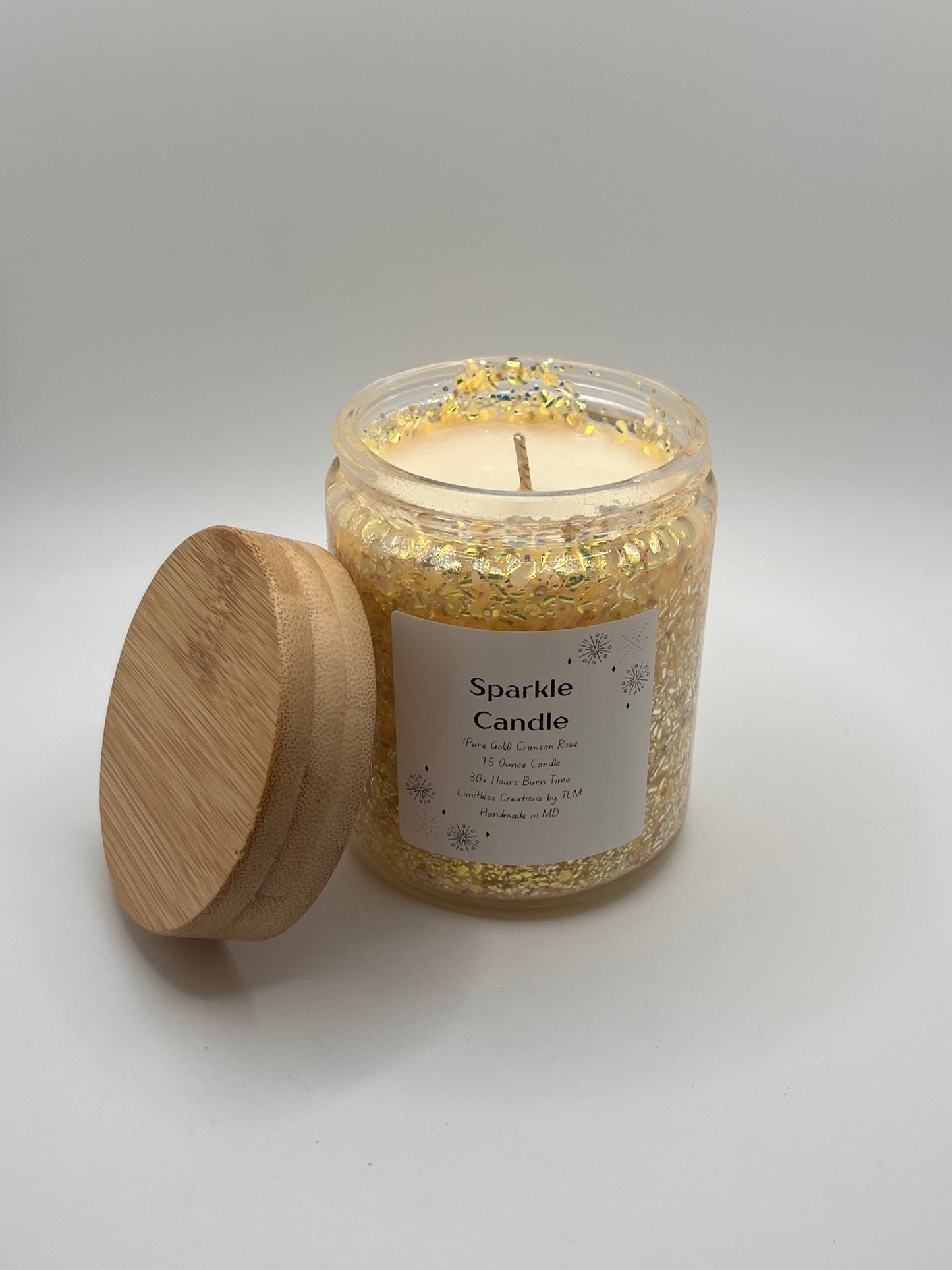 Sparkle Candle (Made to Order) PLEASE READ PRODUCT DESCRIPTION