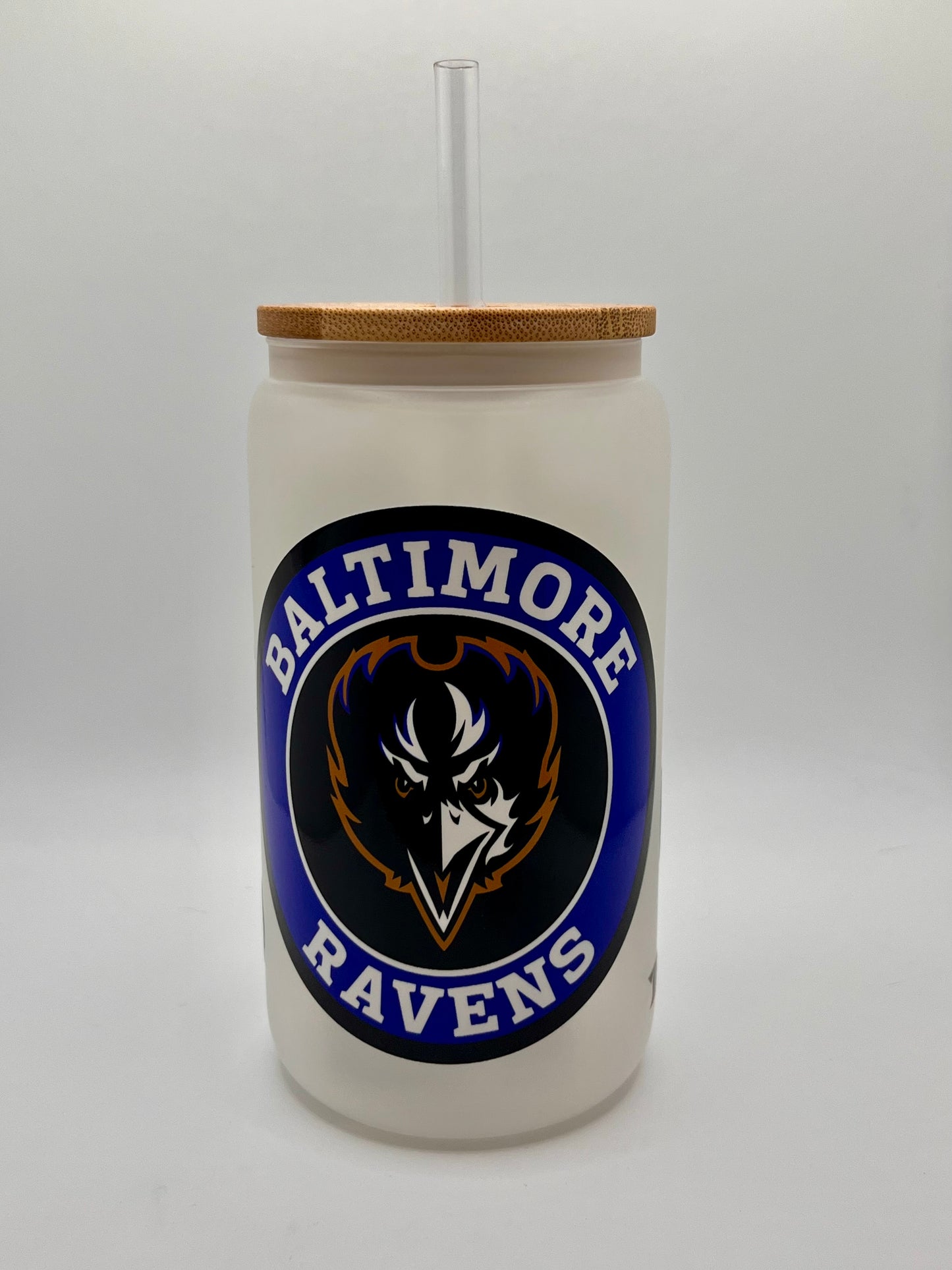 Ready to Ship Custom 16oz Frosted Glass Cup- BOGO 50% SALE