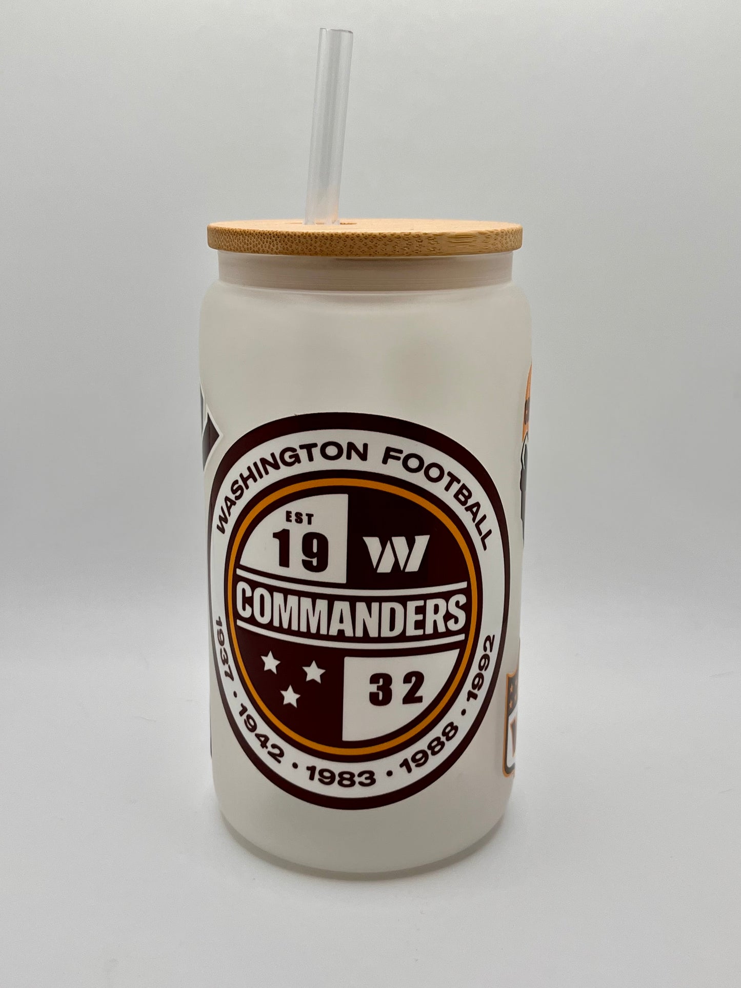 Ready to Ship Custom 16oz Frosted Glass Cup- BOGO 50% SALE