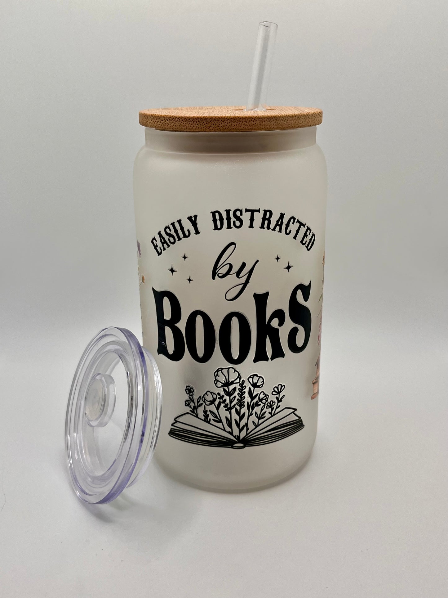 Ready to Ship Custom 16oz Frosted Glass Cup- BOGO 50% SALE