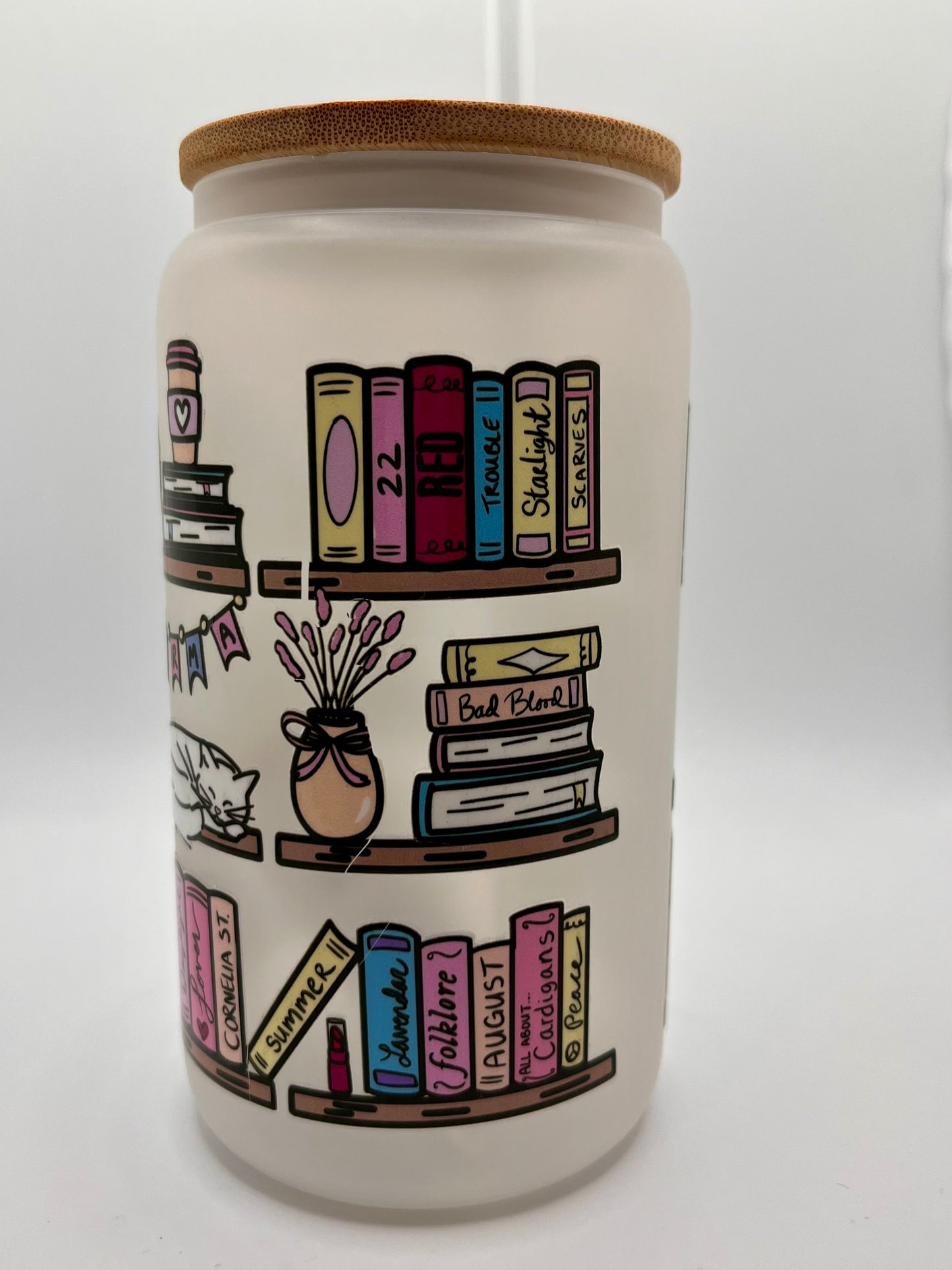 Oopsie Cups! 16 Ounce Frosted Glass- Ready to Ship 35% OFF SALE