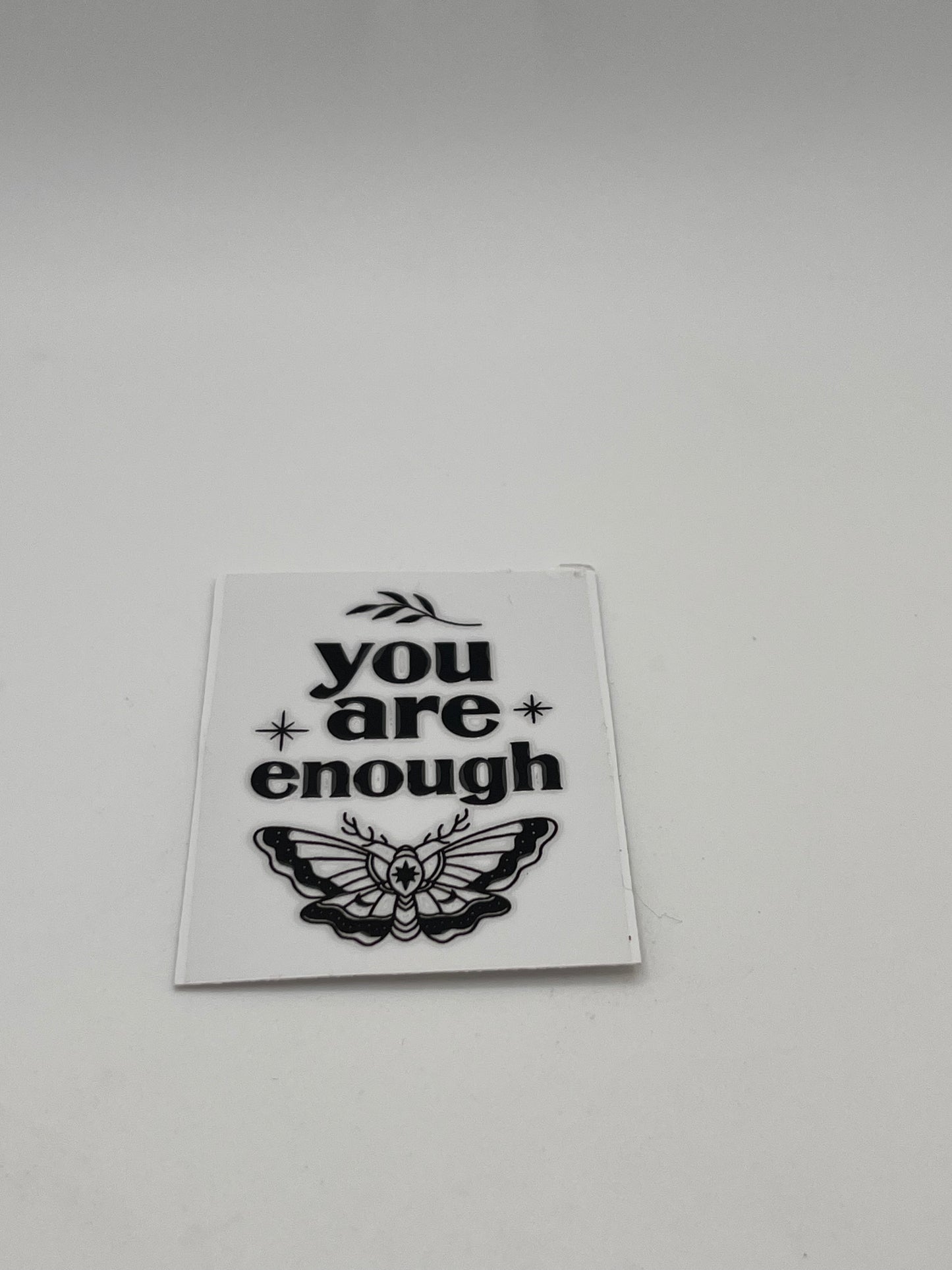 You Are Enough (Black)- For Keychains