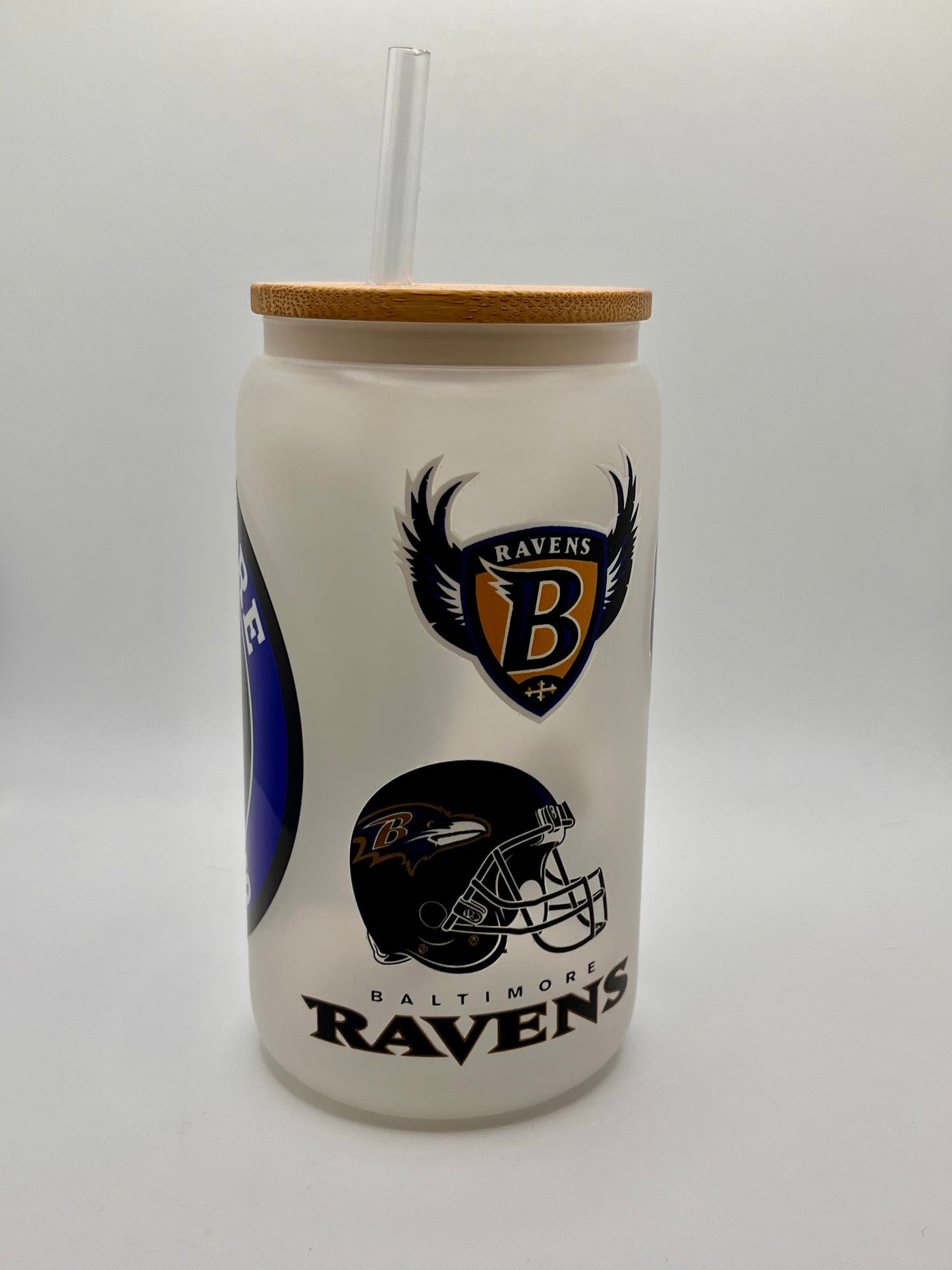 Ready to Ship Custom 16oz Frosted Glass Cup- BOGO 50% SALE