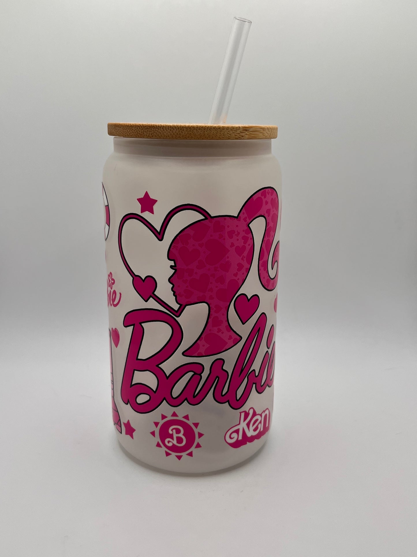 Ready to Ship Custom 16oz Frosted Glass Cup- BOGO 50% SALE